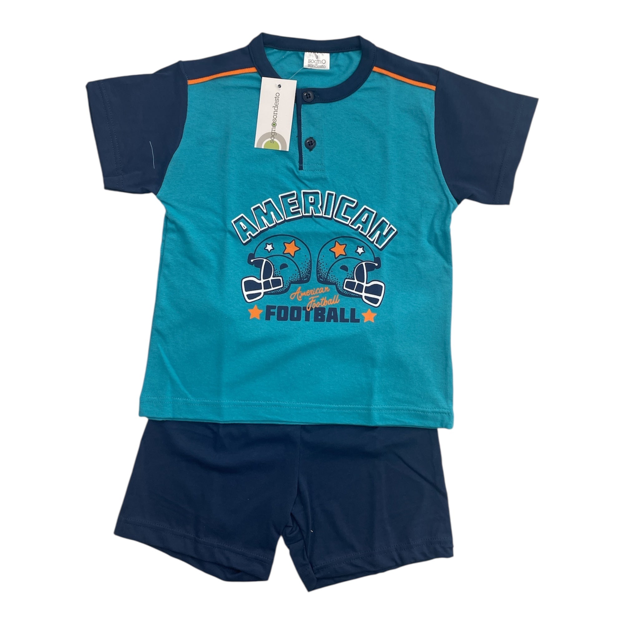 Pigiama Bimbo Corto in Cotone Jersey SognoSondesto Art.ESG12002 - Boutique dell'Intimo e del Neonato