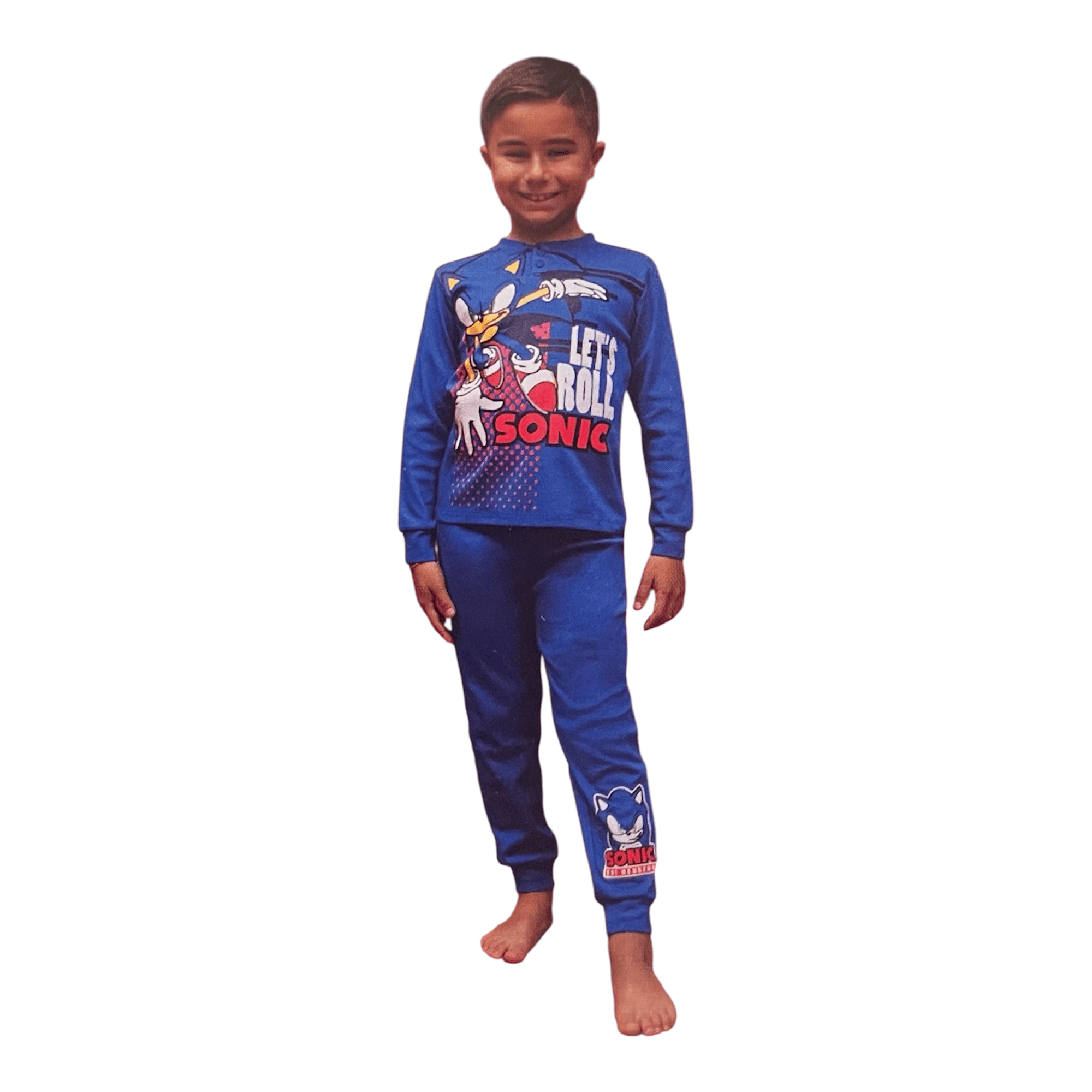 Pigiama Bimbo Lungo in Cotone Interlock Girocollo Sabor SONIC Art.SC40G4717 - Boutique dell'Intimo e del Neonato