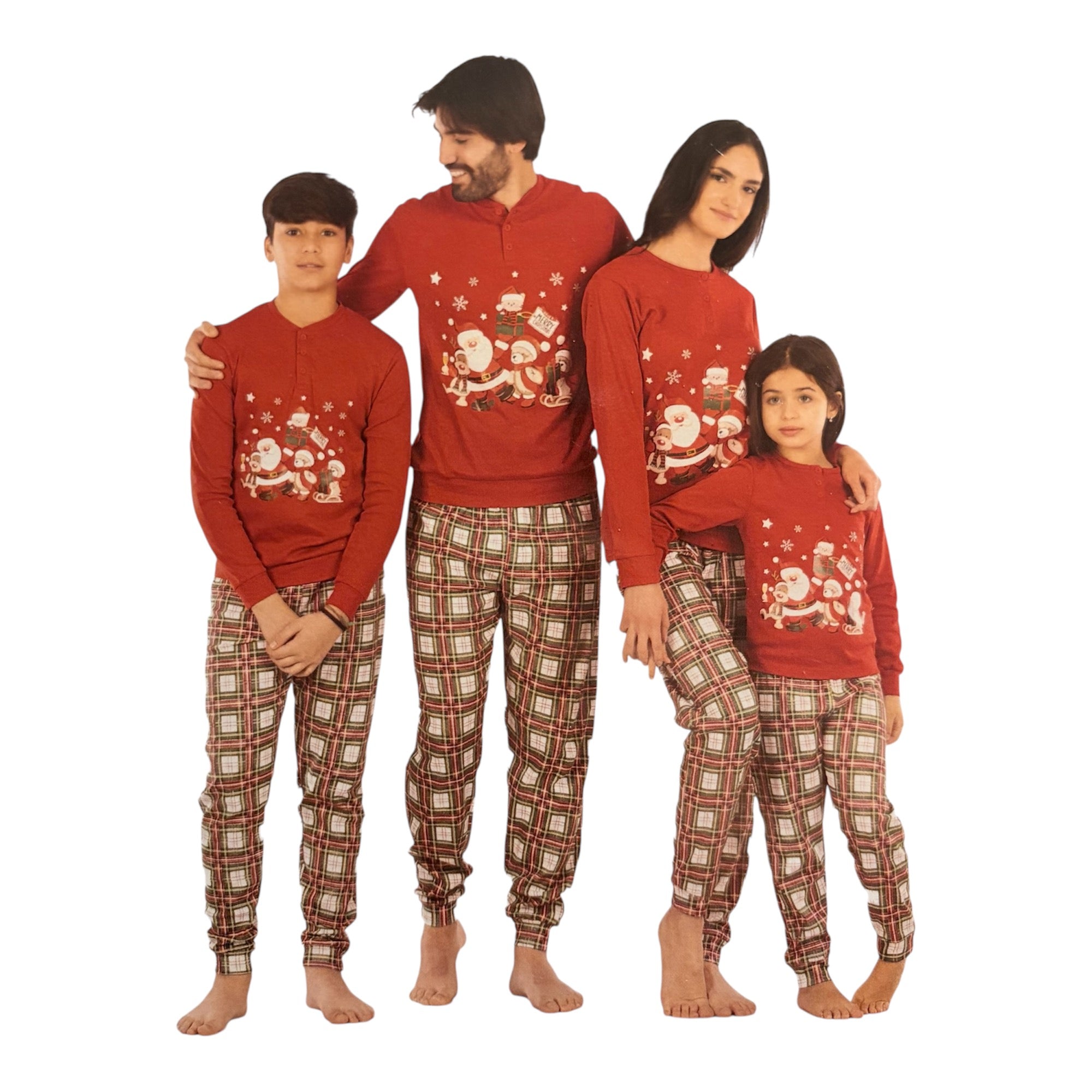 Pigiama Bimbo Lungo in Cotone Interlock Serafino Natalizio Sommaruga Art.132 - Boutique dell'Intimo e del Neonato