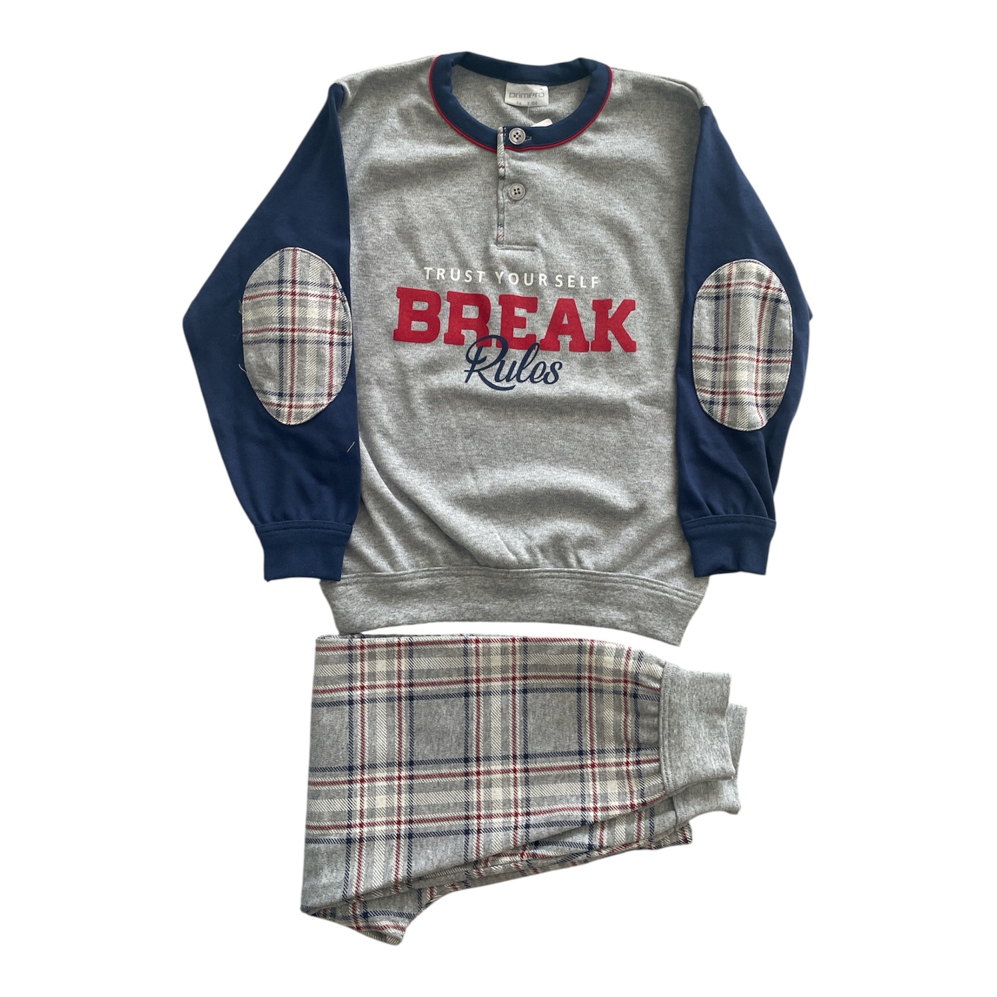 Pigiama Bimbo Lungo in Cotone Interlock Serafino Primero Art.I13250 - Boutique dell'Intimo e del Neonato