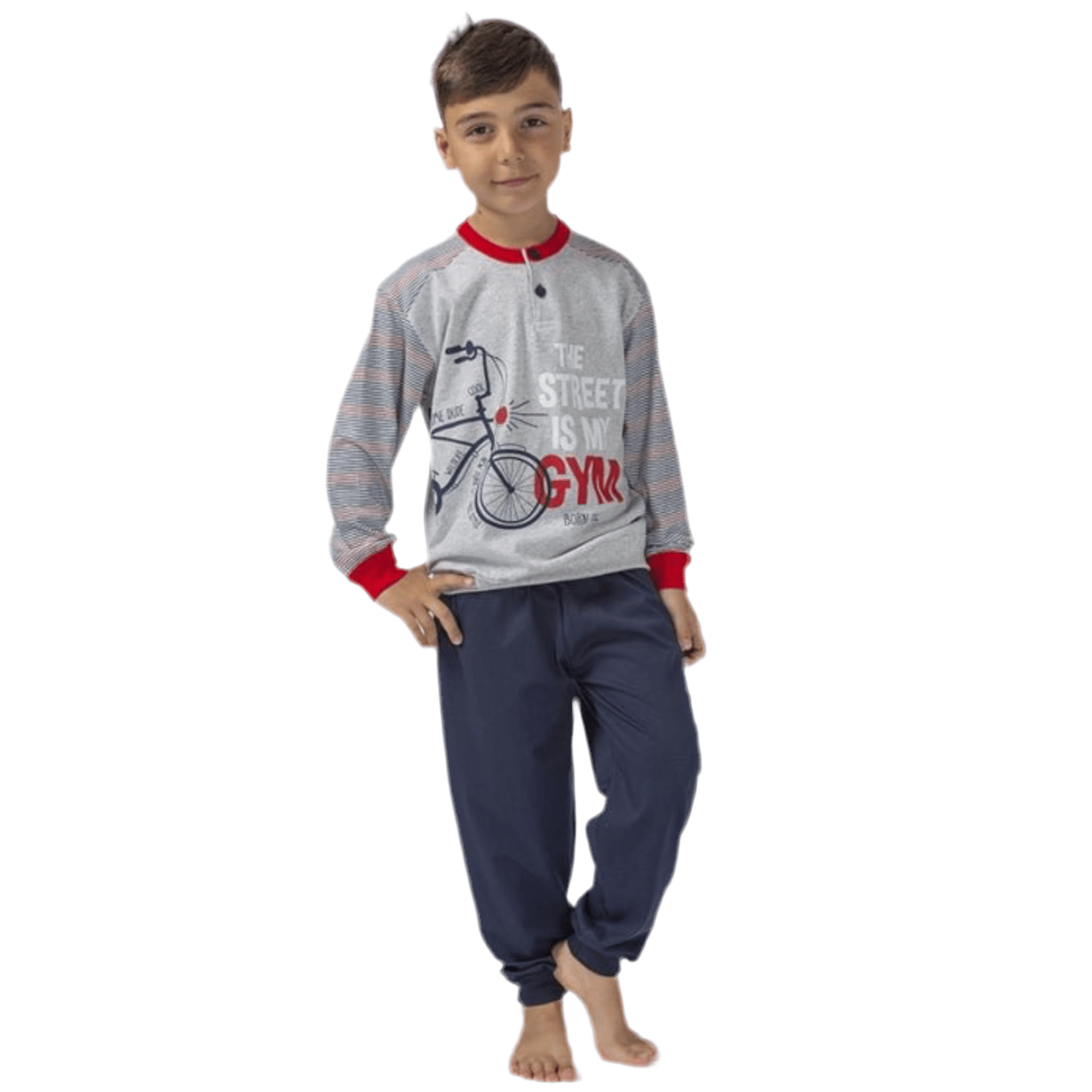 Pigiama Bimbo Lungo in Cotone Jersey Gary Art.G20030 - Boutique dell'Intimo e del Neonato