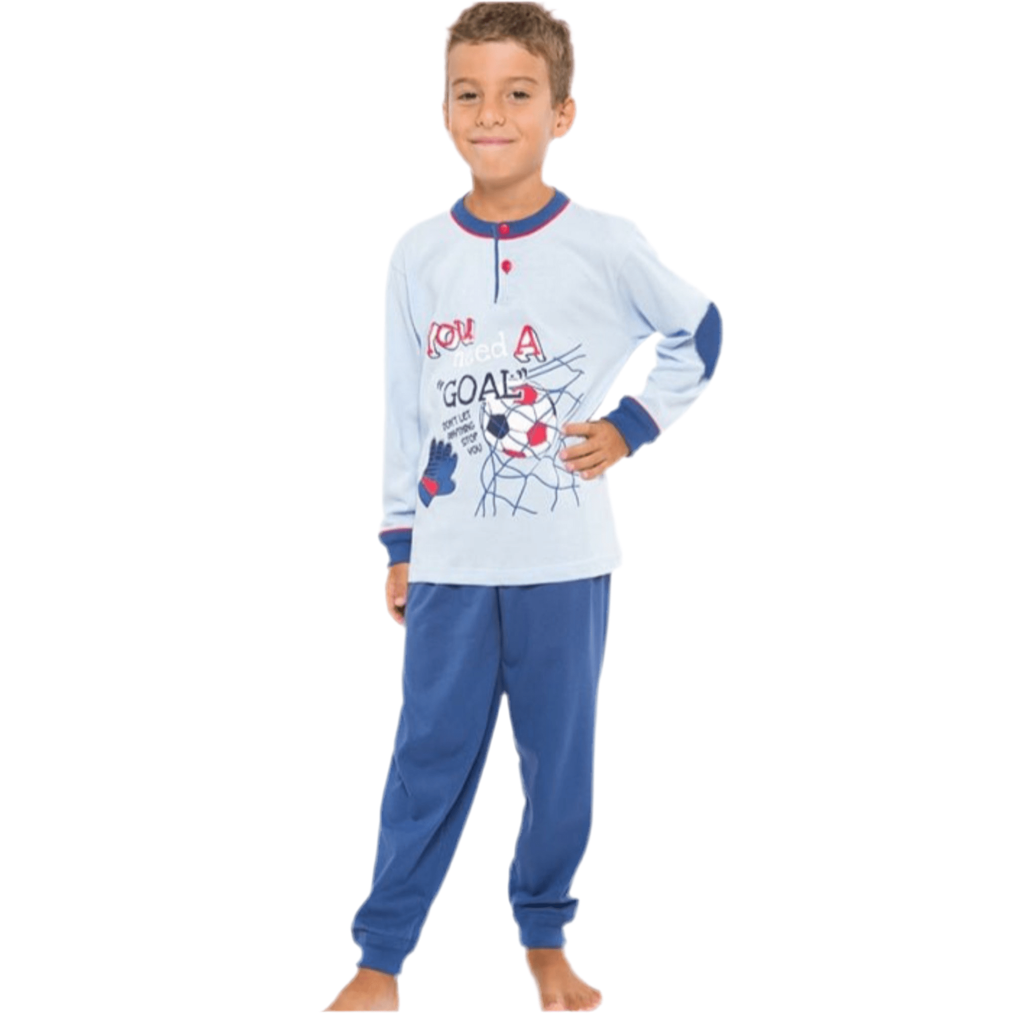 Pigiama Bimbo Lungo in Cotone Jersey Gary Art.L20022 - Boutique dell'Intimo e del Neonato