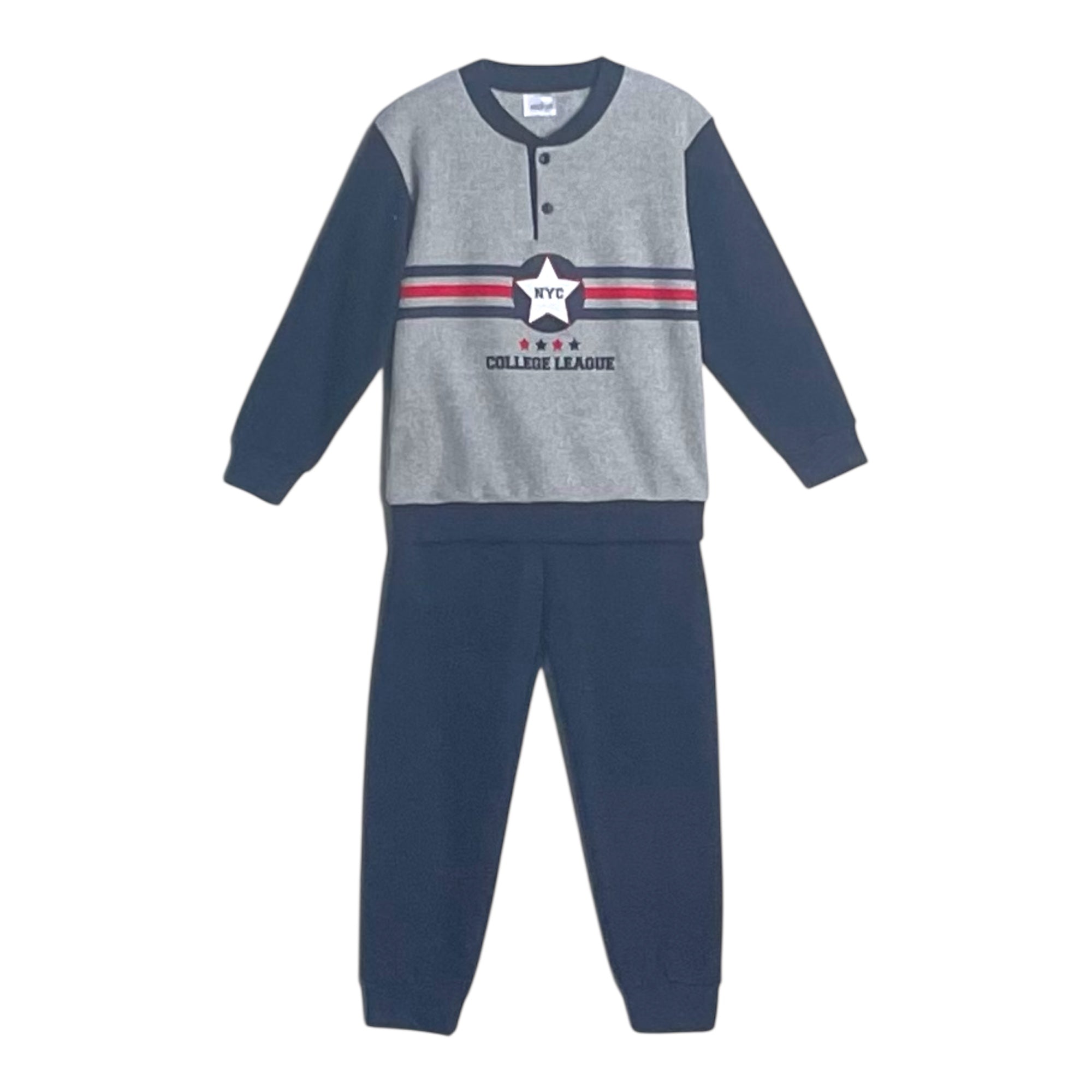 Pigiama Bimbo Lungo Punto Milano Serafino SognoSondesto Art.22225 - Boutique dell'Intimo e del Neonato