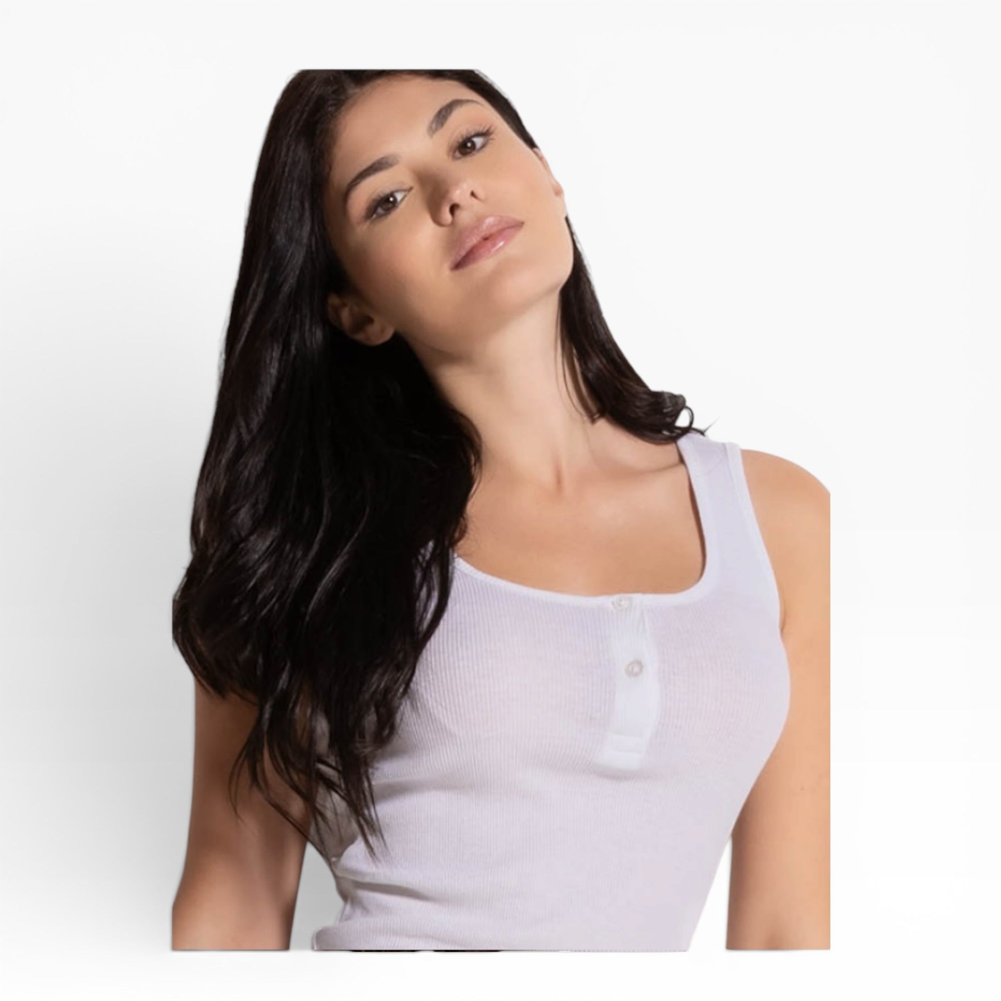 Pigiama Donna Corto in Cotone Jersey Canotta Spalla Larga Love and Bra Art.105298 - Boutique dell'Intimo e del Neonato