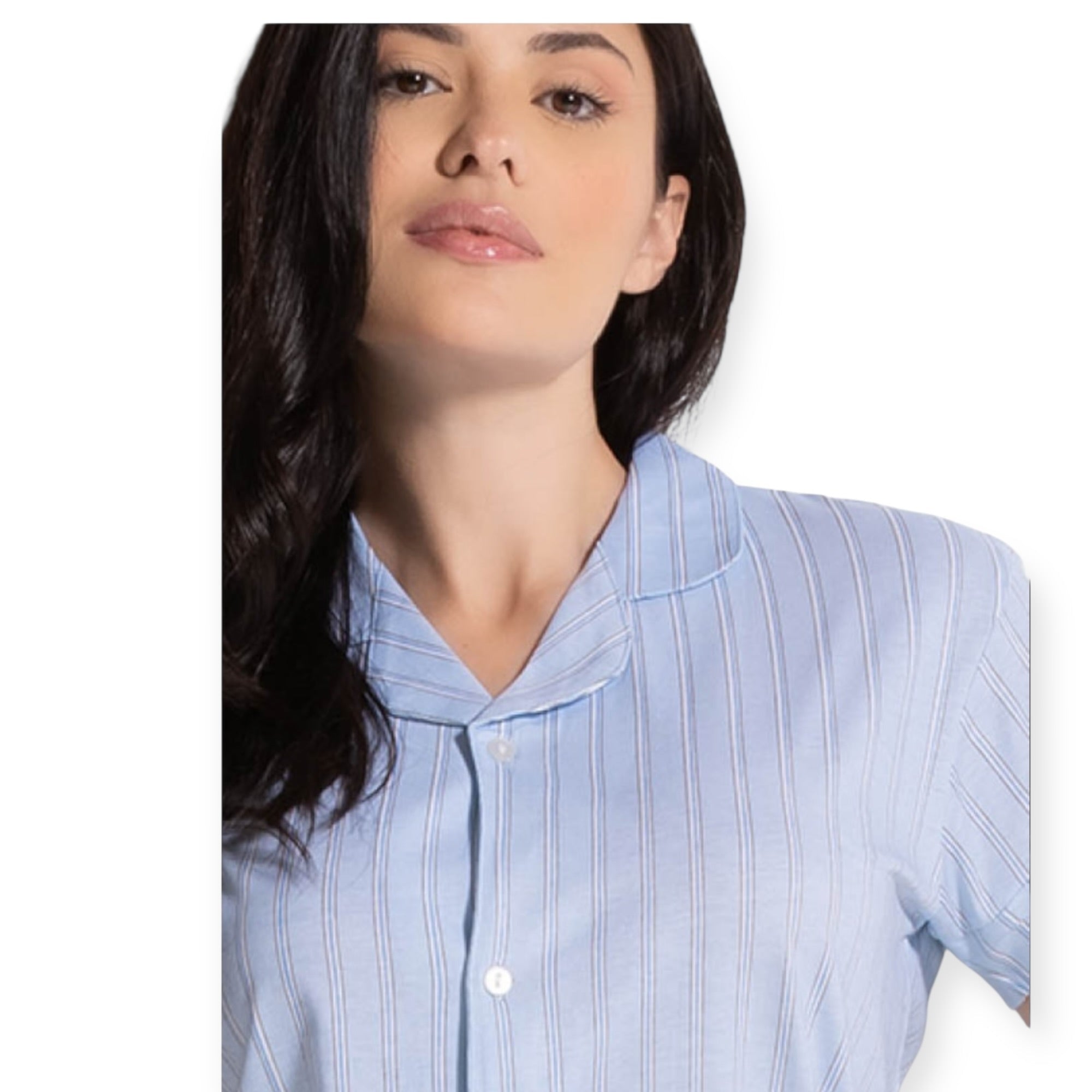 Pigiama Donna Corto Pantaloncino e Camicia Love and Bra Art.104499 - Boutique dell'Intimo e del Neonato