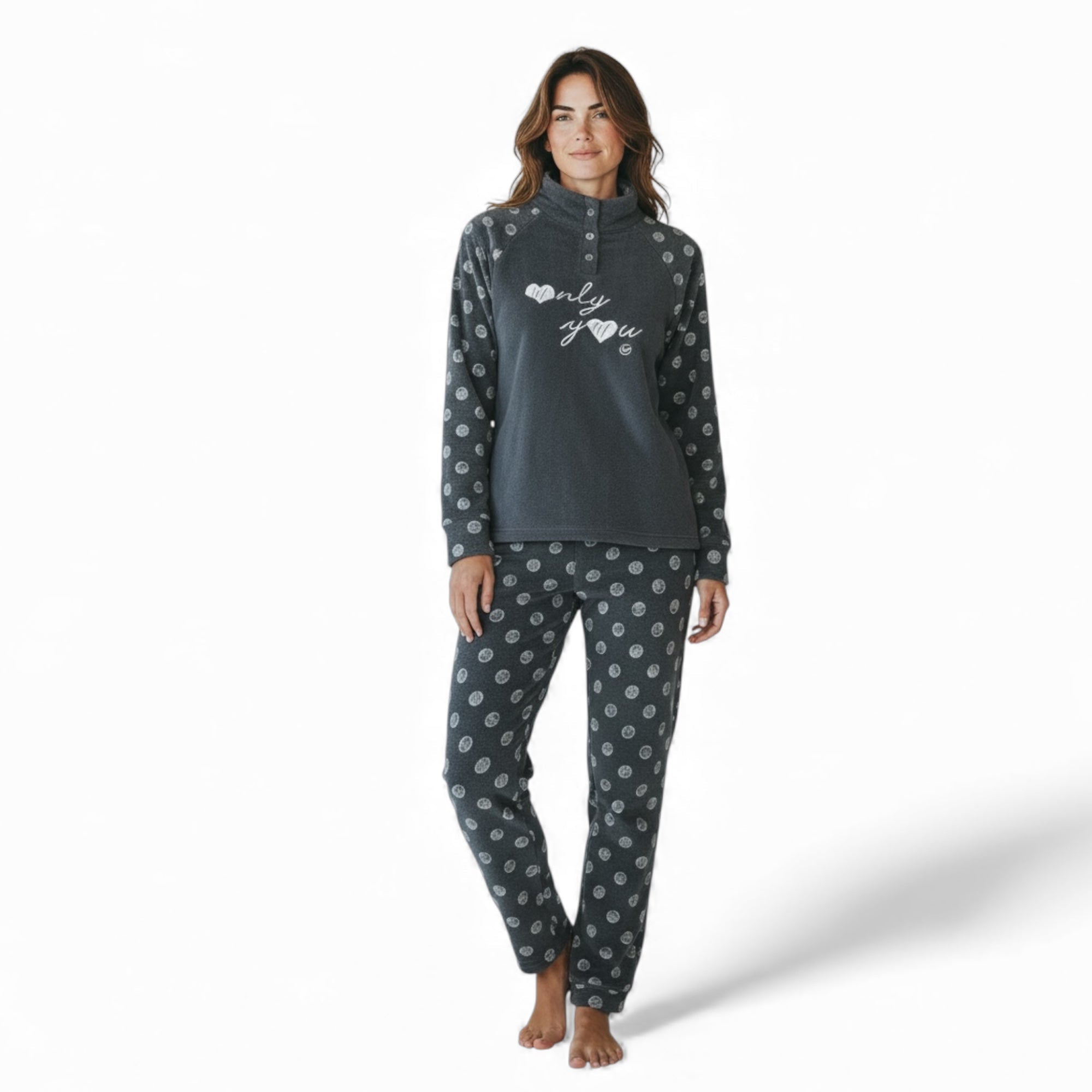 Pigiama Donna Lunga in Coral Serafino Gabriella Gucci Art.ADELAIDE - Boutique dell'Intimo e del Neonato