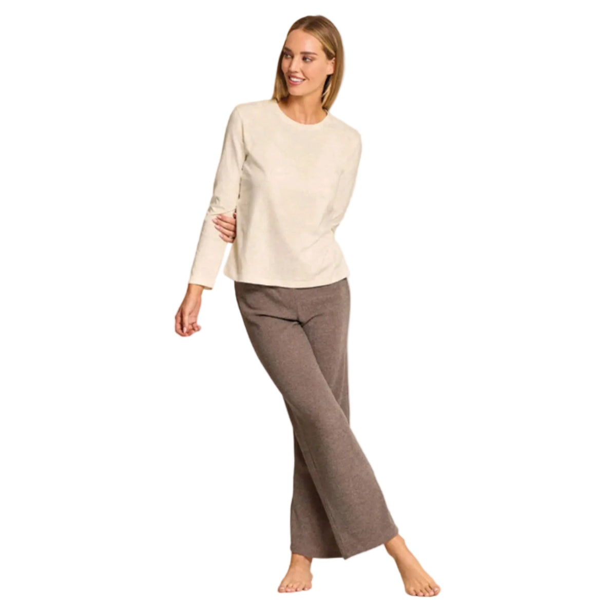 Pigiama Donna Lungo in Caldo Cotone Girocollo Jadea Art.5276 - Boutique dell'Intimo e del Neonato
