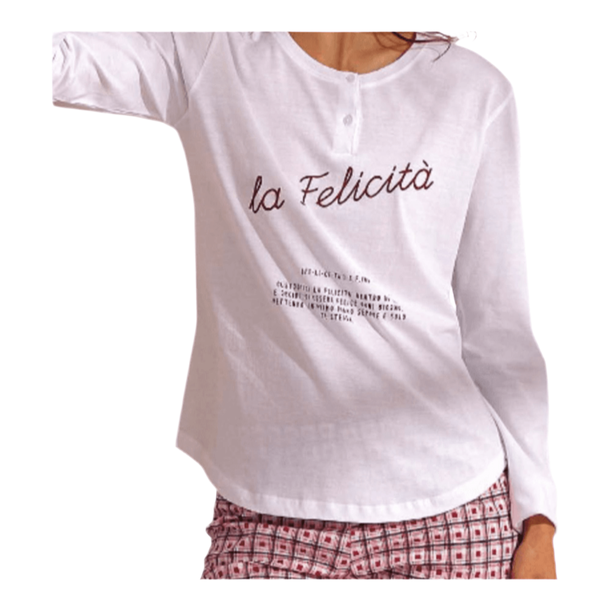 Pigiama Donna Lungo in Cotone Jersey Enrico Coveri Art.EP5263 - Boutique dell'Intimo e del Neonato