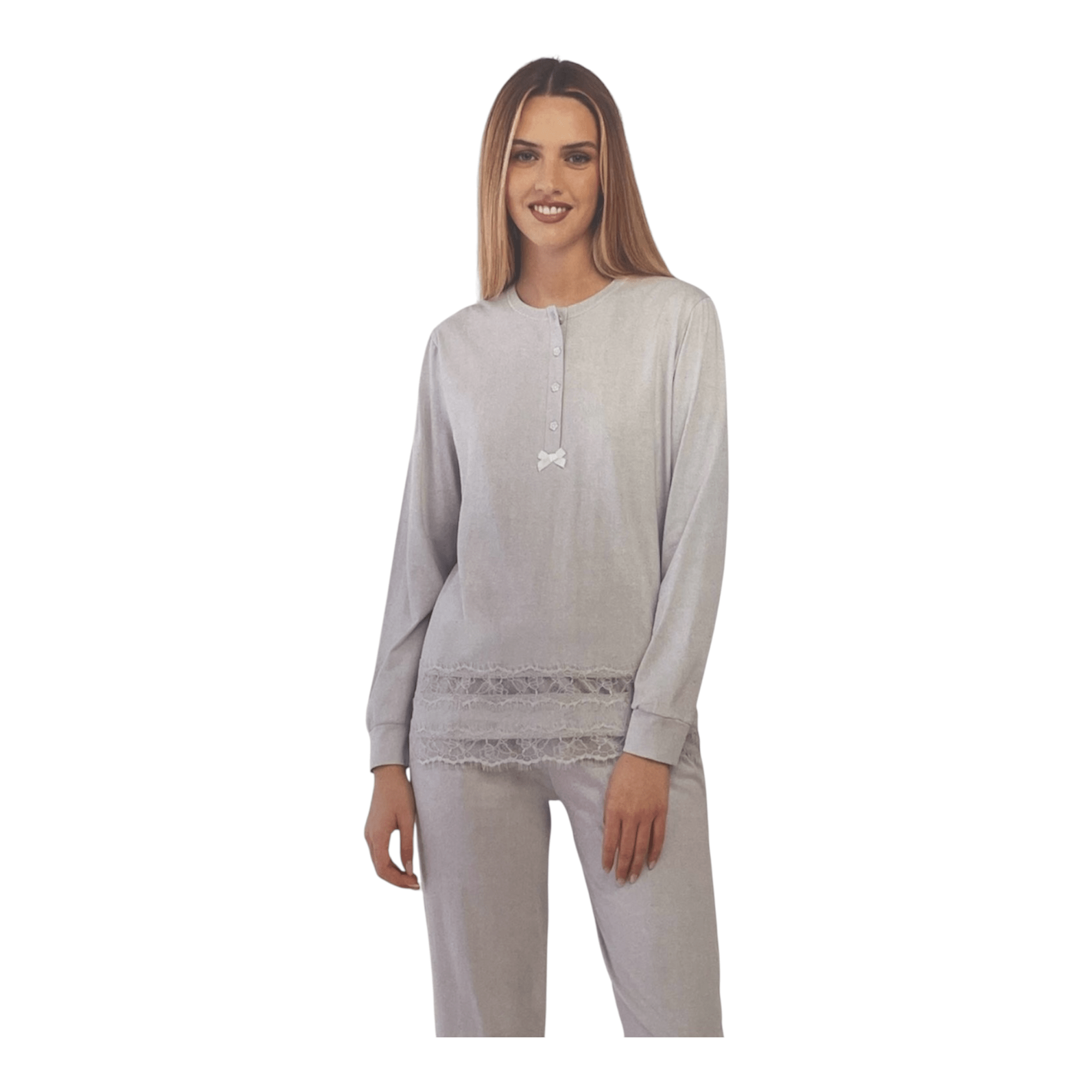 Pigiama Donna Lungo in Cotone Jersey Irge Art.IRL2286 - Boutique dell'Intimo e del Neonato