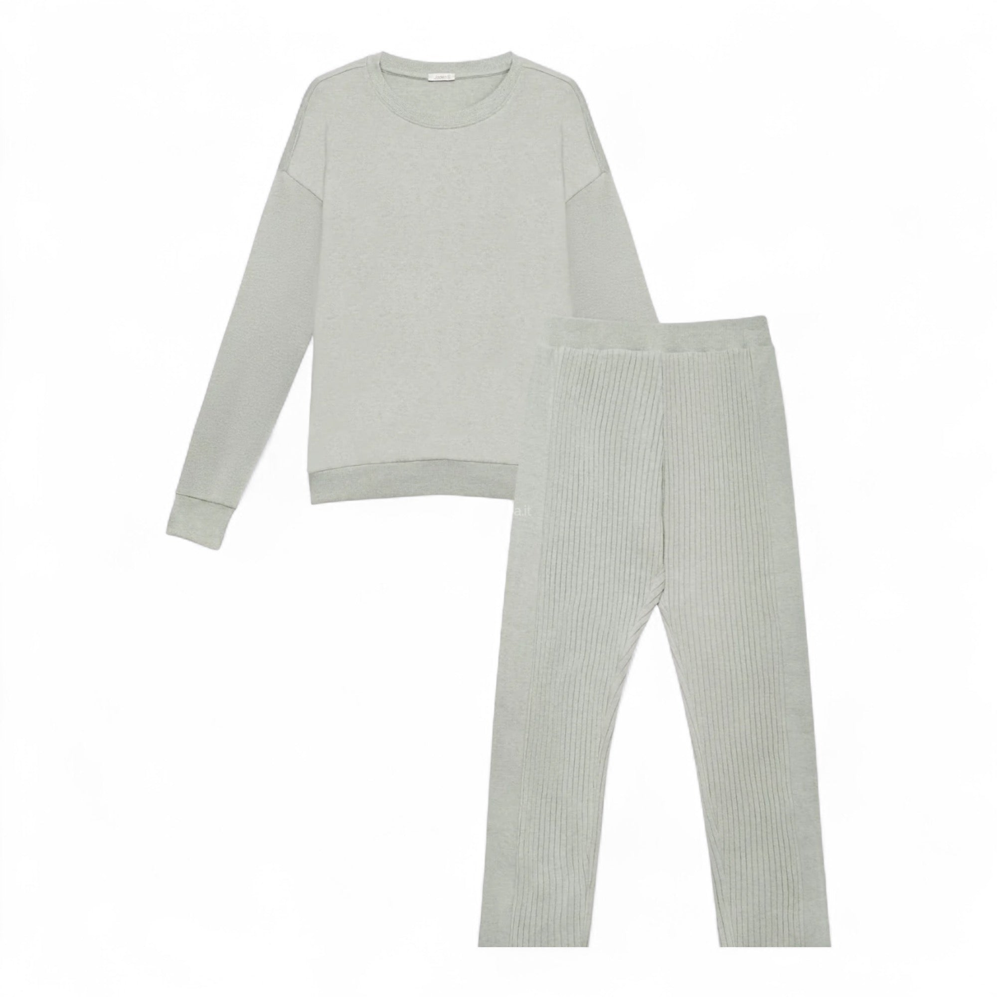 Pigiama Donna Lungo in Cotone Morbido Interlock Girocollo Jadea Art.5237 - Boutique dell'Intimo e del Neonato