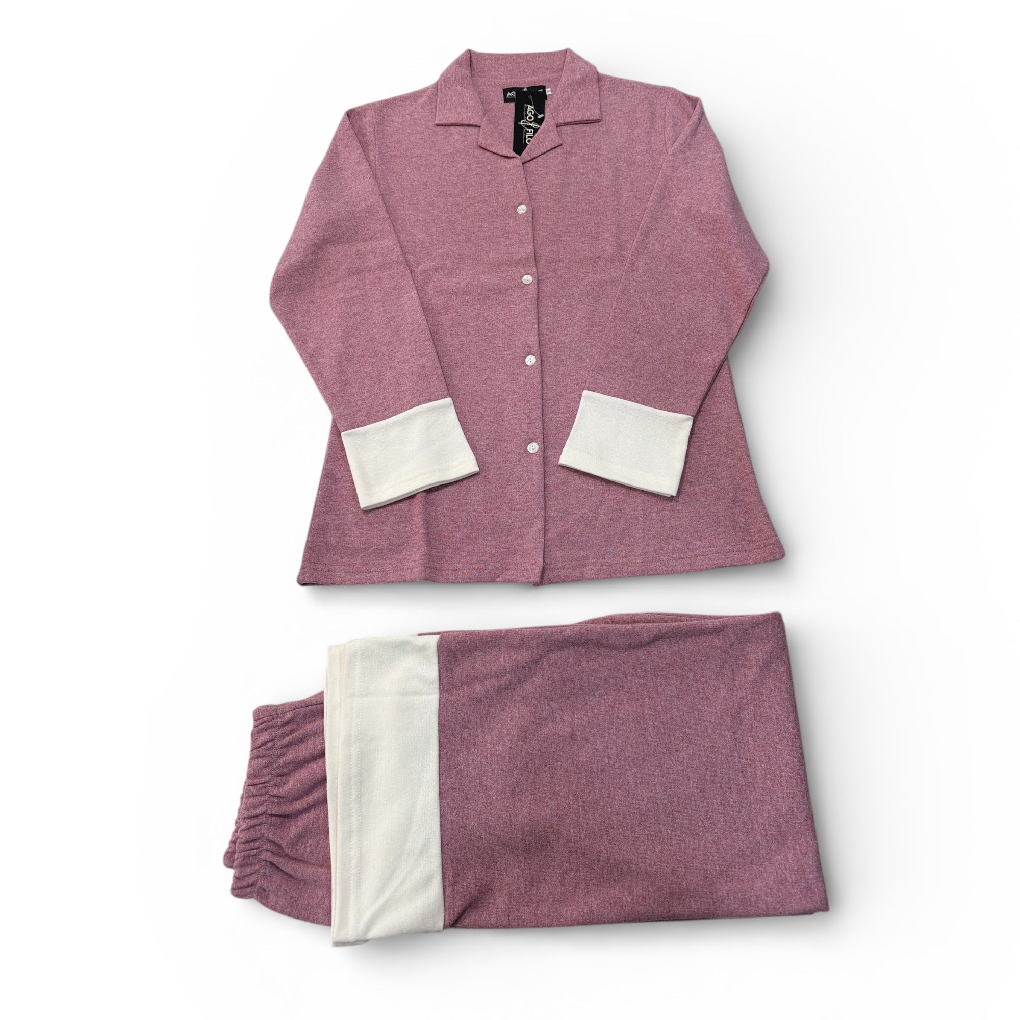Pigiama Donna Punto Milano Aperto Davanti Ago e Filo Art.DWM 503 - Boutique dell'Intimo e del Neonato