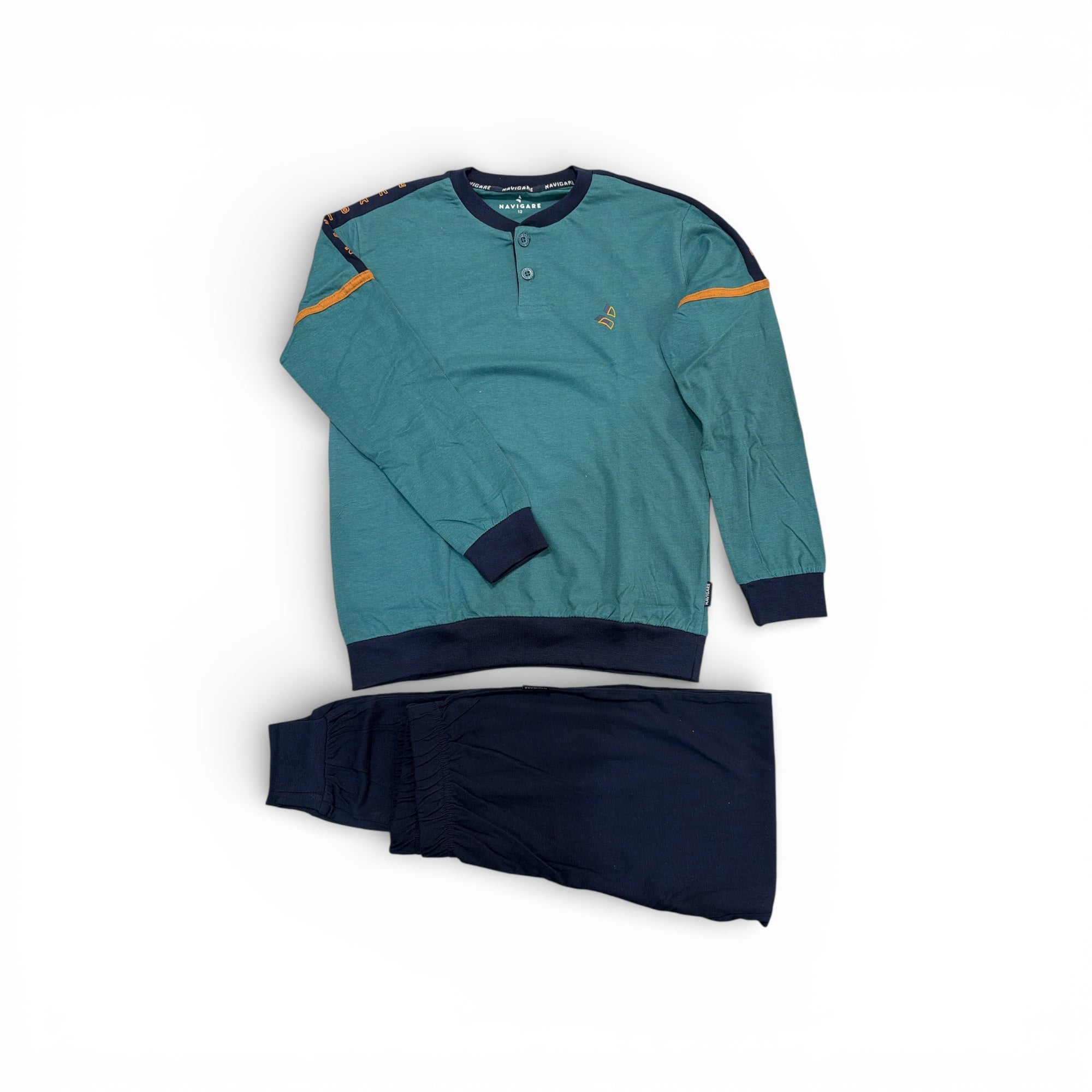 Pigiama Lungo Ragazzo in Cotone Jersey Serafino Navigare Art.141960J - Boutique dell'Intimo e del Neonato