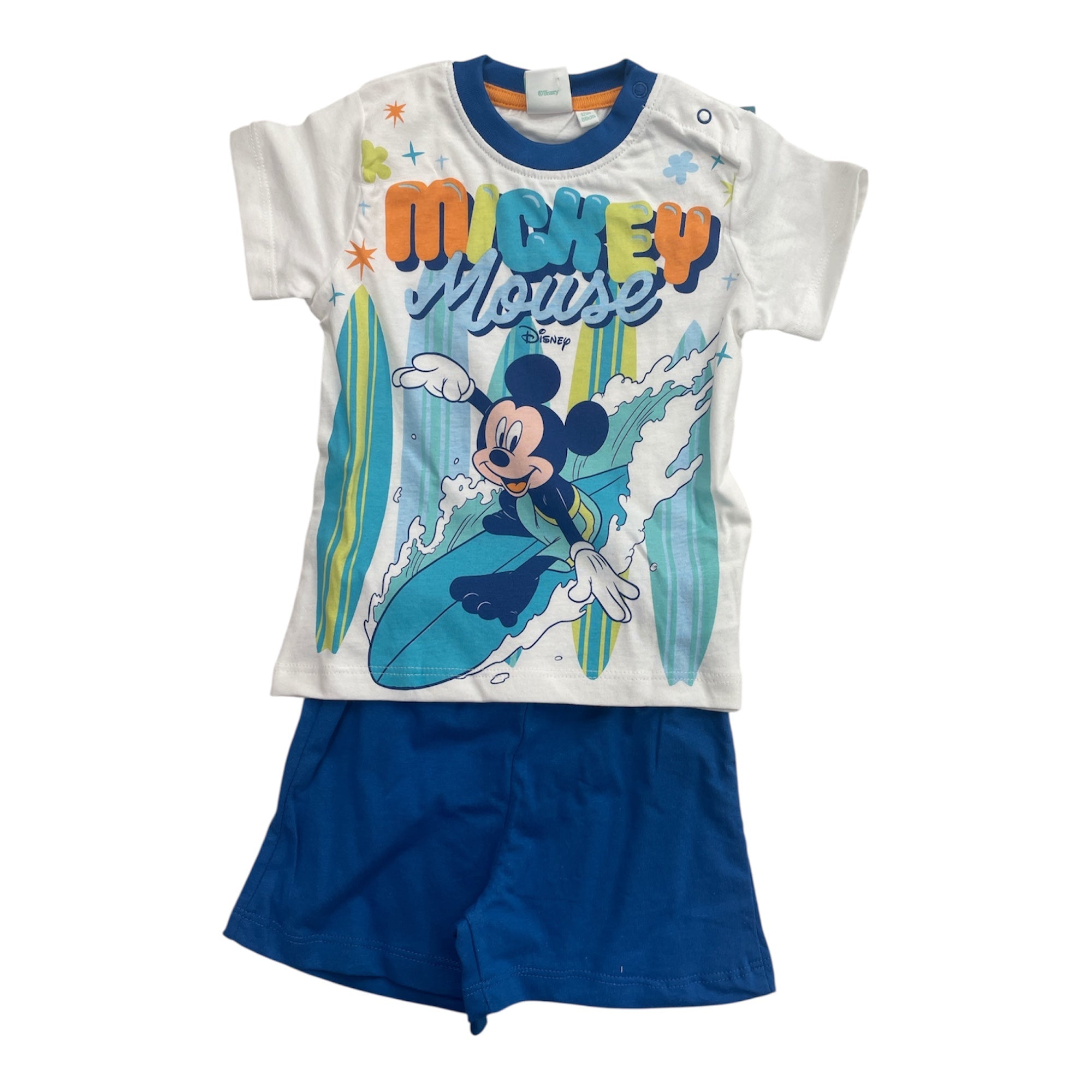 Pigiama Neonato Corto in Cotone Jersey Sabor Disney Topolino Art.DY34K2007 - Boutique dell'Intimo e del Neonato