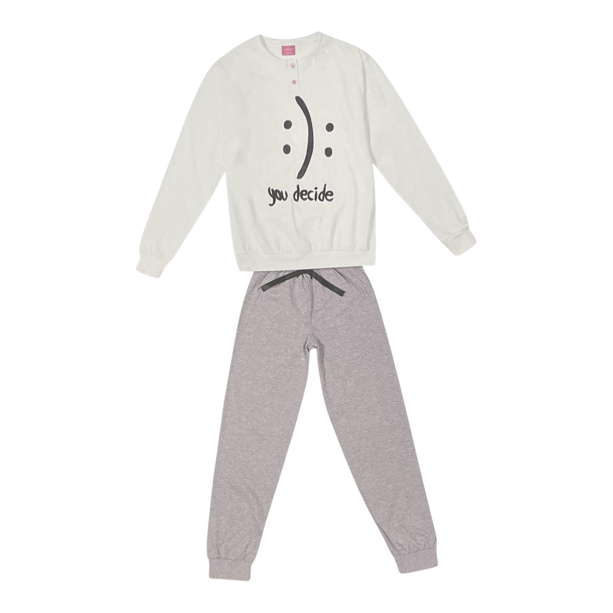 Pigiama Ragazza Lungo in Cotone Interlock Serafino Nazareno Gabrielli Art.RA103 - Boutique dell'Intimo e del Neonato