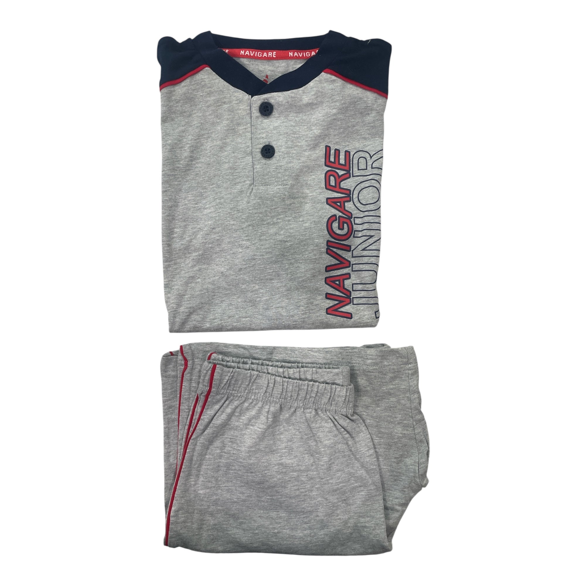 Pigiama Ragazzo Corto in Cotone Jersey Navigare Art.B215641 - Boutique dell'Intimo e del Neonato