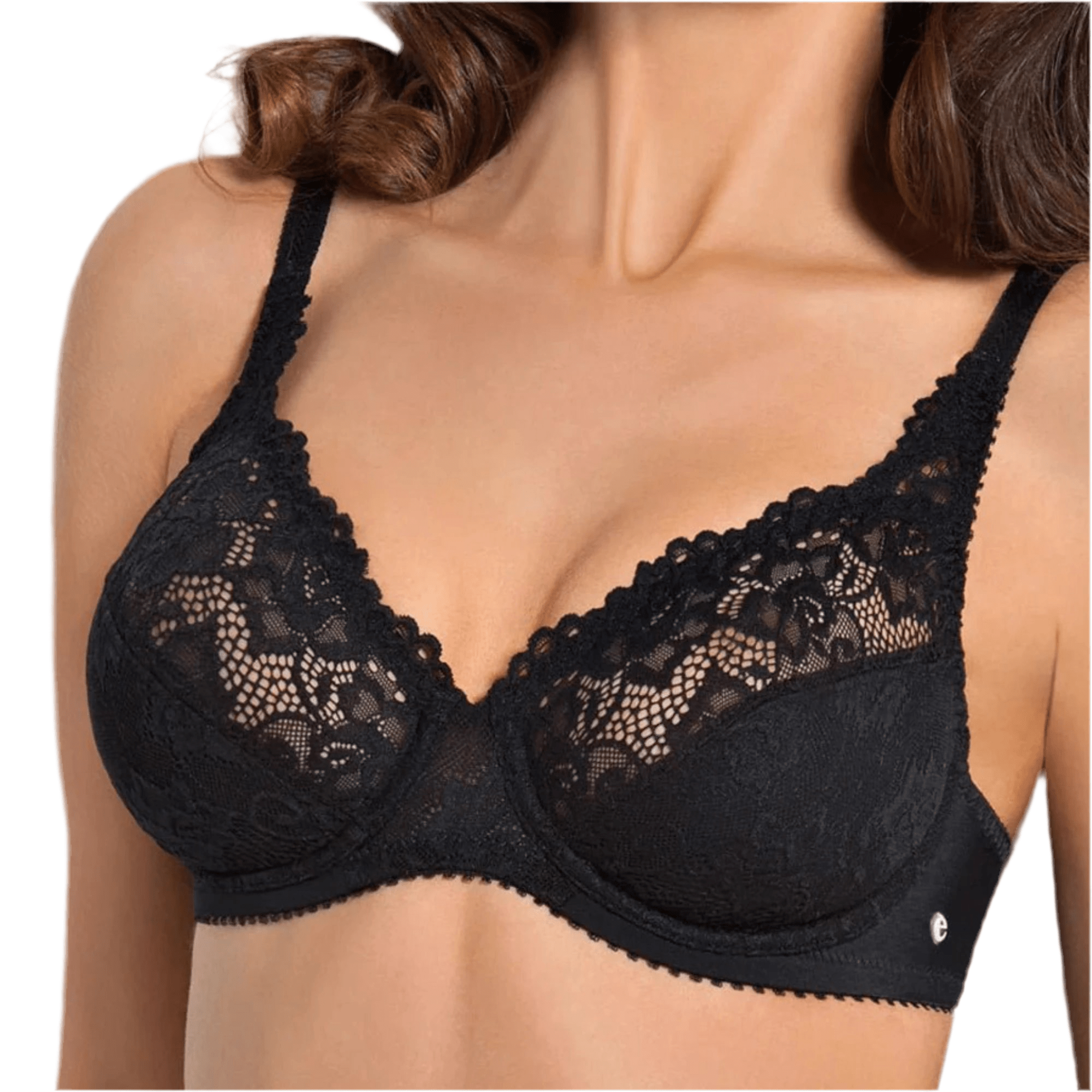 Reggiseno Balconcino Foderato in Cotone Con Ferretto e Pizzo SIèLei Art.942 - Boutique dell'Intimo e del Neonato