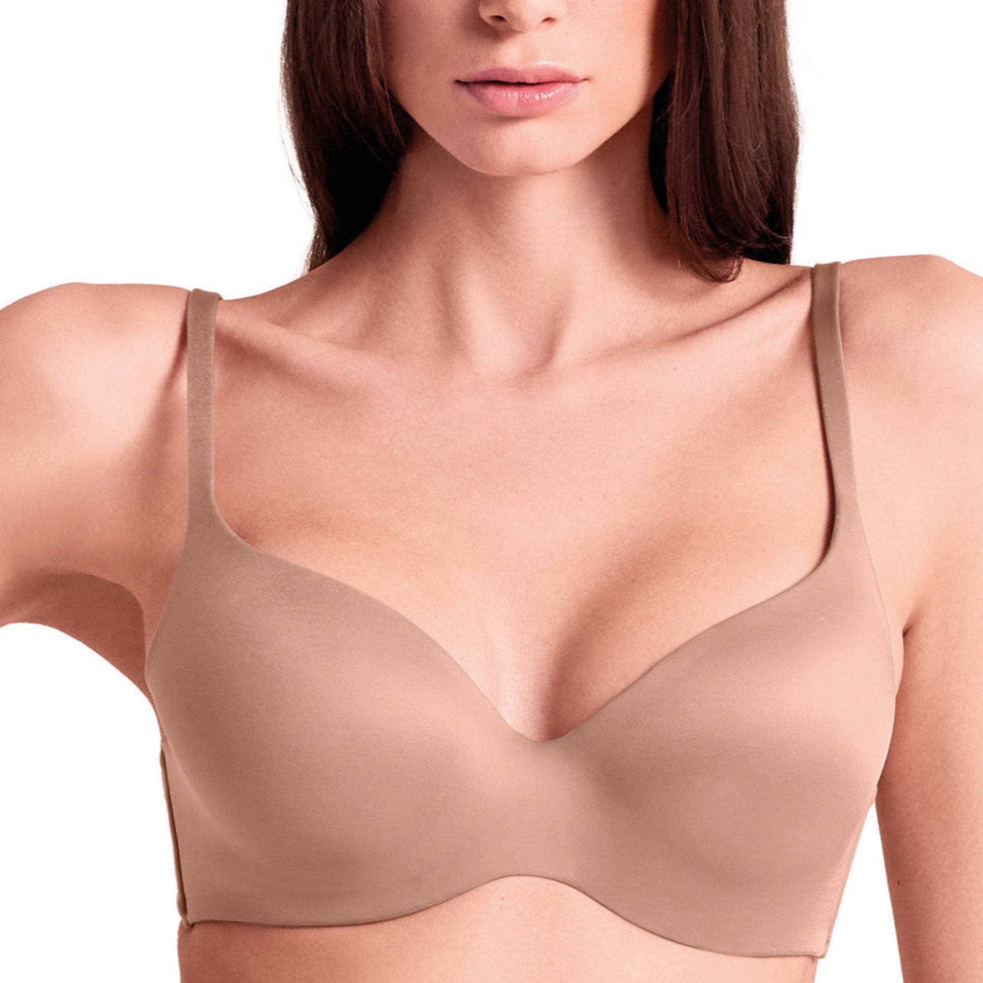 Reggiseno Balconcino Imbottito Coppa C Micro Effetto Seta Lormar Art.ONE 01432L - Boutique dell'Intimo e del Neonato