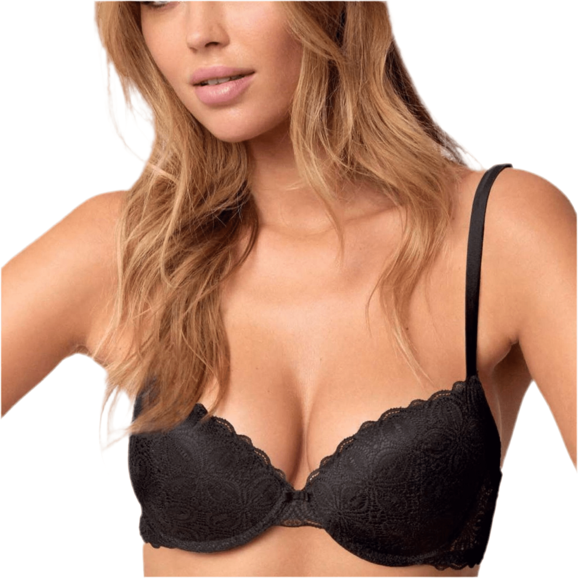 Reggiseno con Push - up Graduato in Pizzo Infiore Art.900 - Boutique dell'Intimo e del Neonato