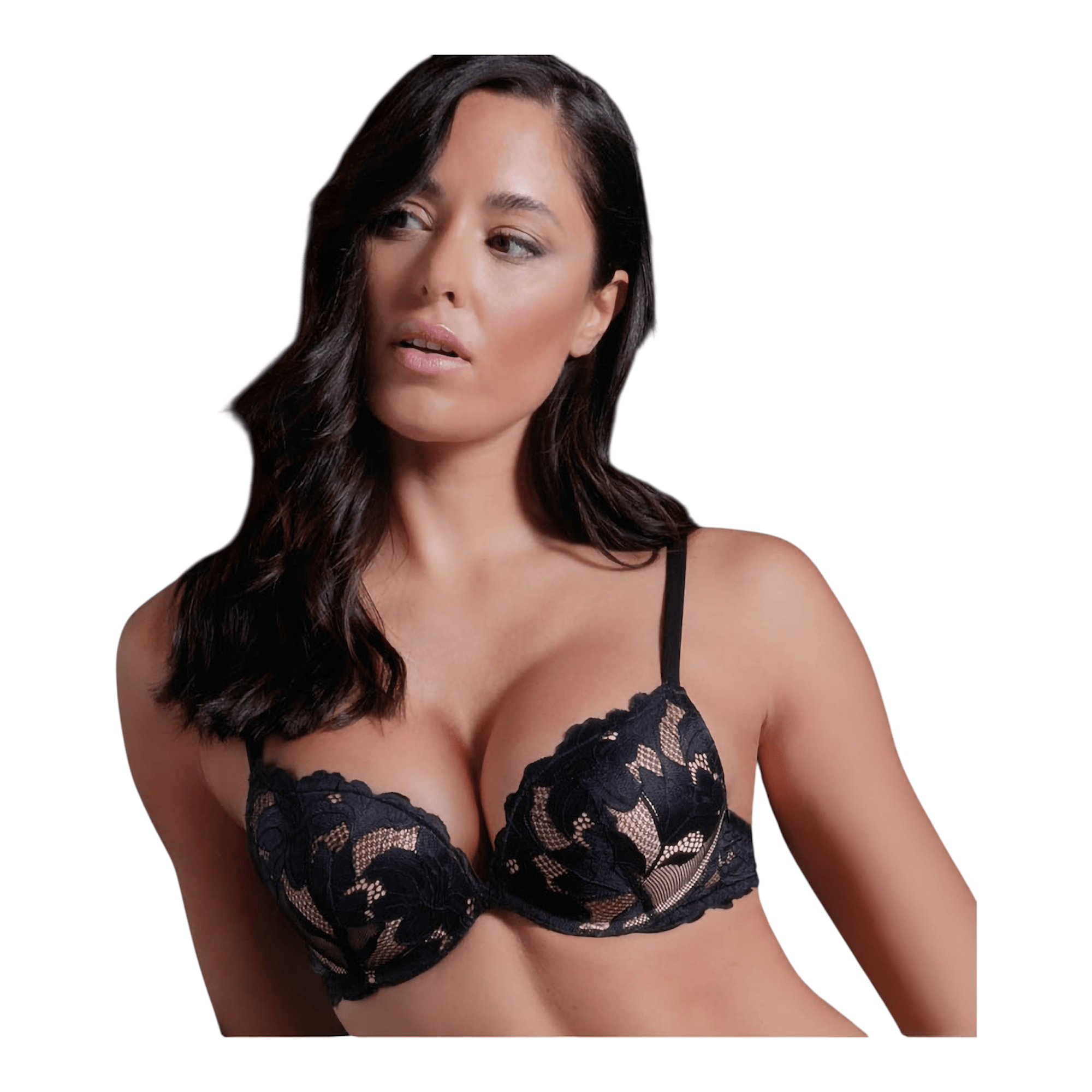 Reggiseno Doppio Push - Up in Pizzo Love and Bra Art.MALIKA - Boutique dell'Intimo e del Neonato
