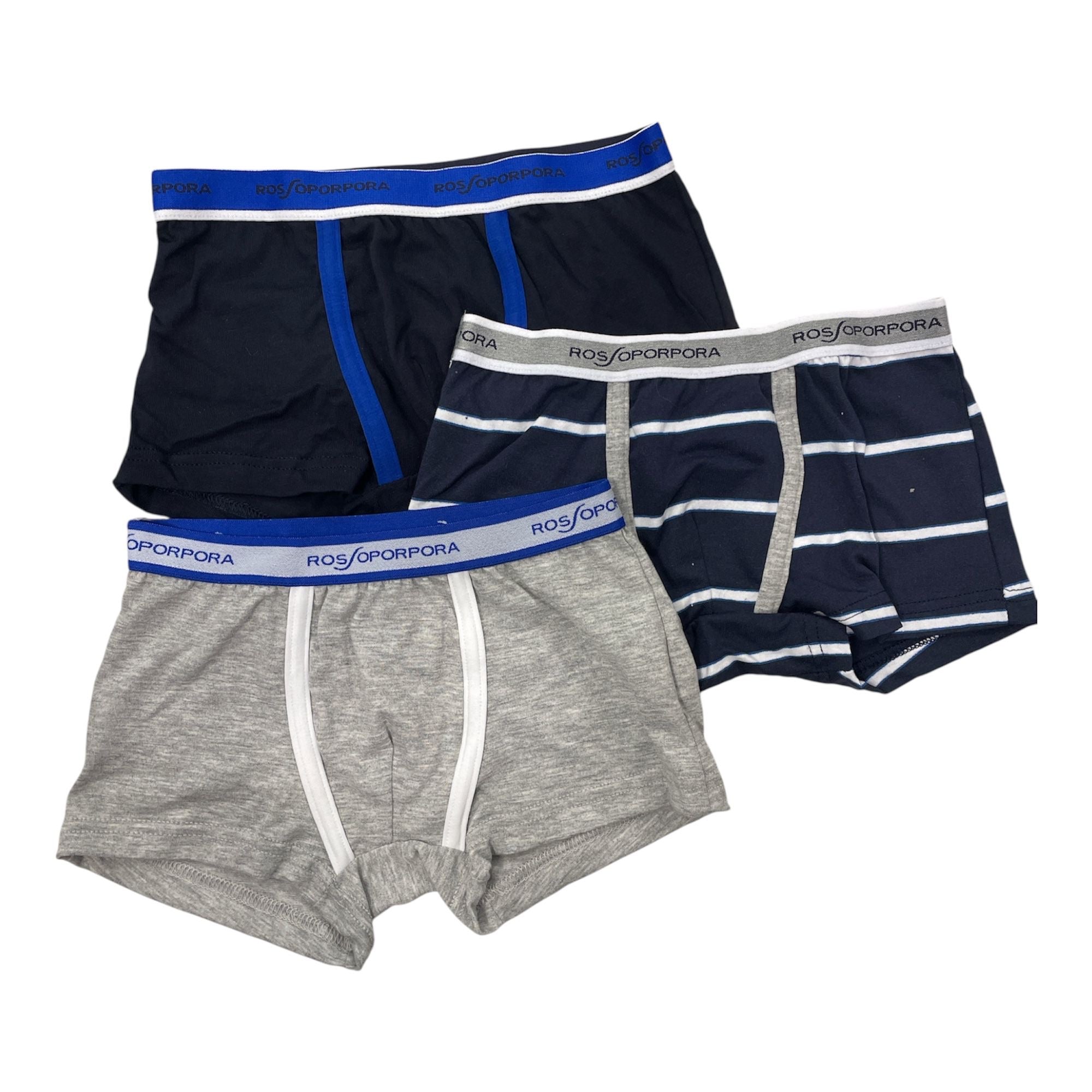 Tri - PACK BOXER BIMBO COTONE ELASTICIZZATO ROSSOPORPORA ART.BB450 - Boutique dell'Intimo e del Neonato
