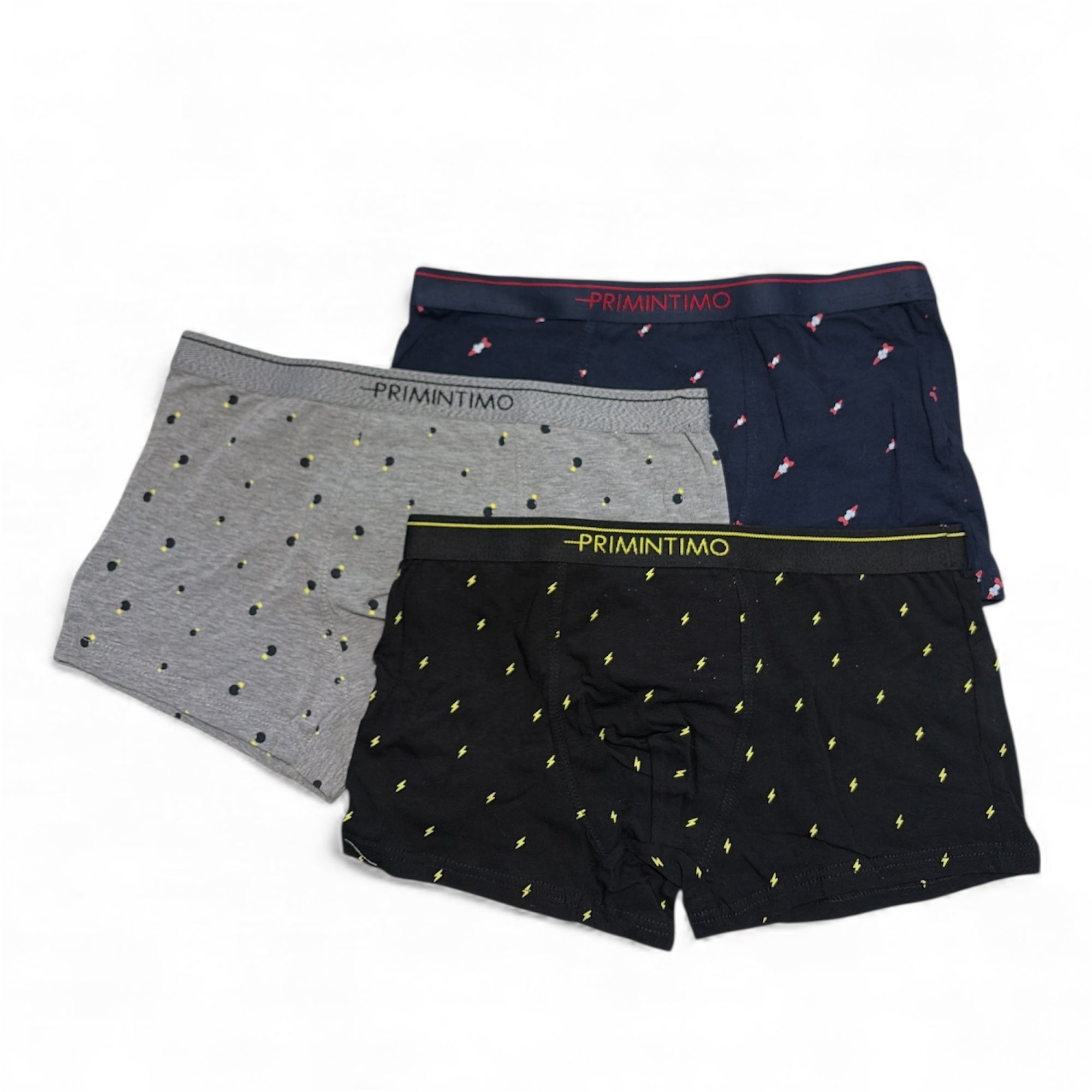 Tri - Pack Boxer Ragazzo in Cotone Fantasia Primintimo Art.JP287 - Boutique dell'Intimo e del Neonato