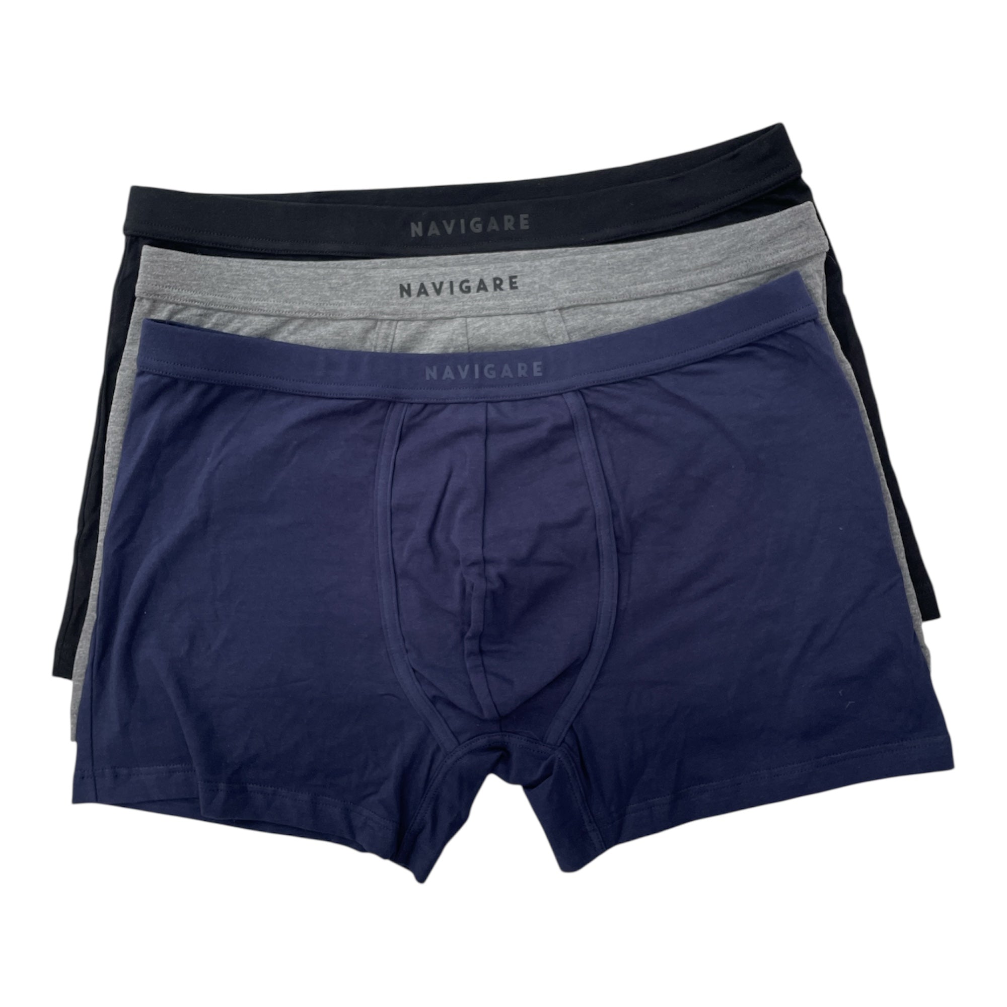 Tri - Pack Boxer Uomo in Cotone con Elastico Interno Navigare Art. 101T - Boutique dell'Intimo e del Neonato