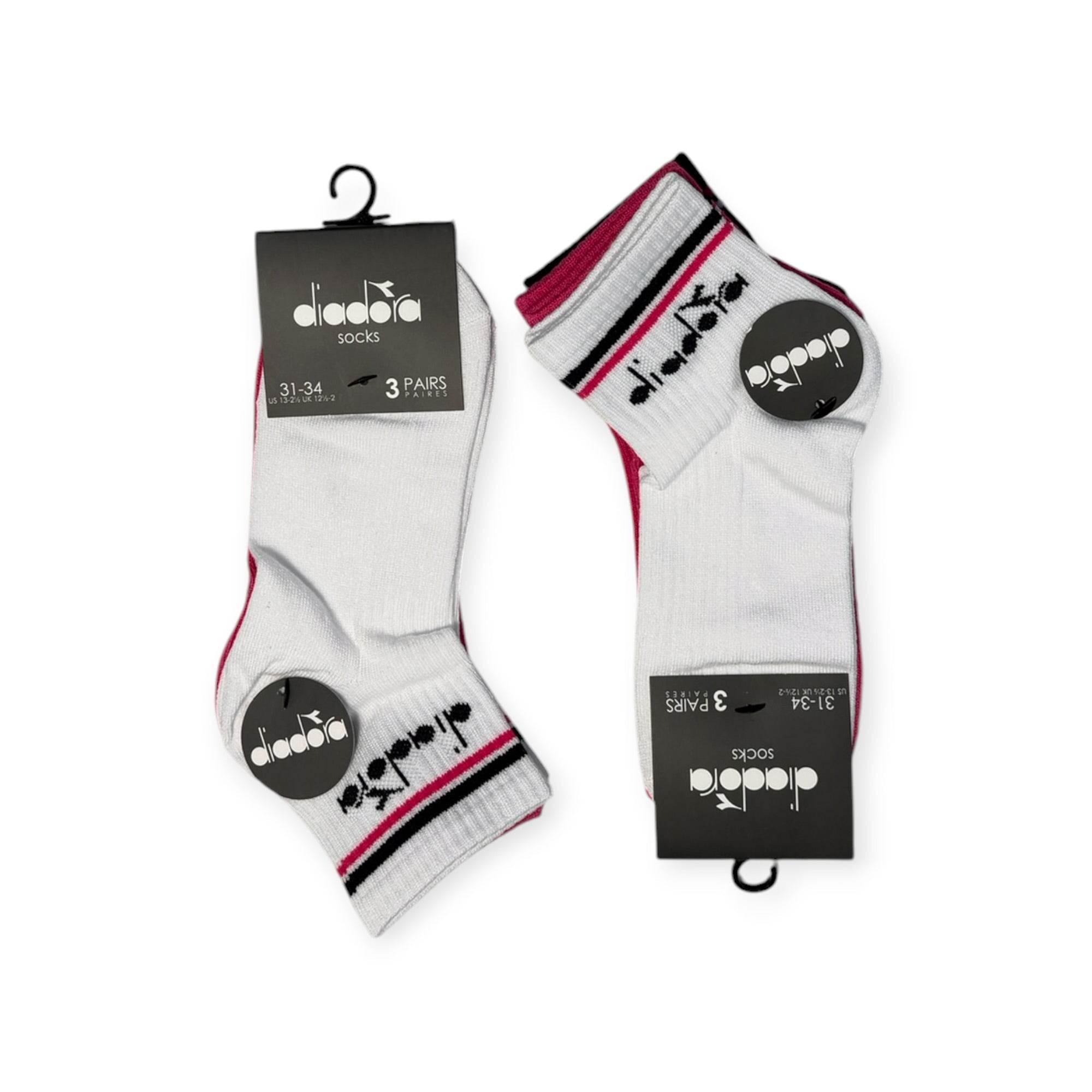 Tri - Pack Calza Corta Bimba in Cotone Costina Diadora Art.D1881 BARBIE - Boutique dell'Intimo e del Neonato