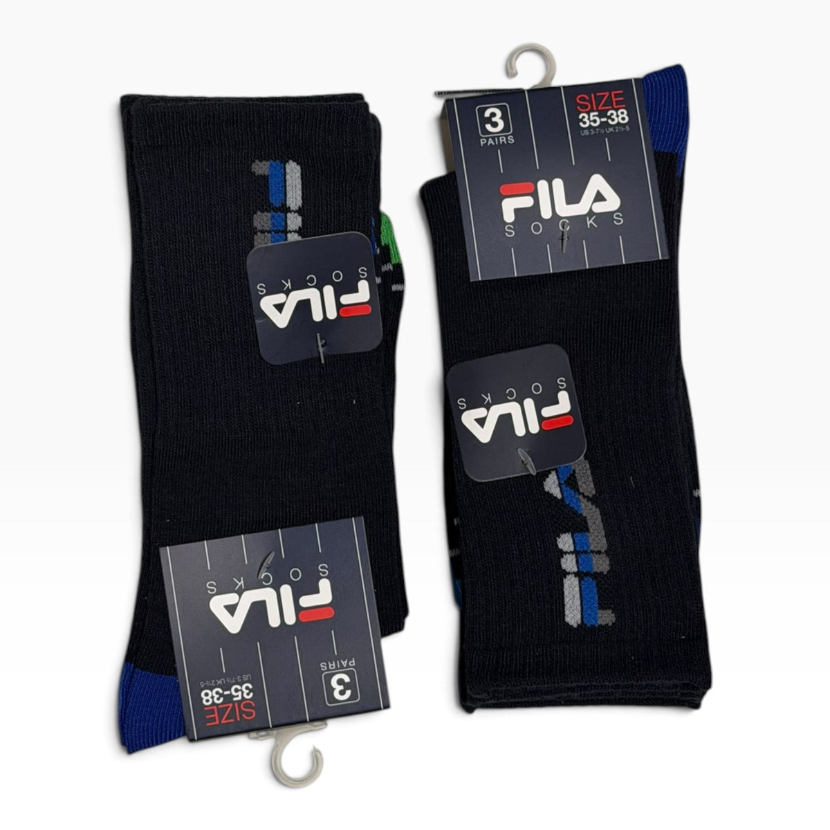 Tri-Pack Calza Corta Bimbo in Caldo Cotone Fila Art.F8083D - Boutique dell'Intimo e del Neonato