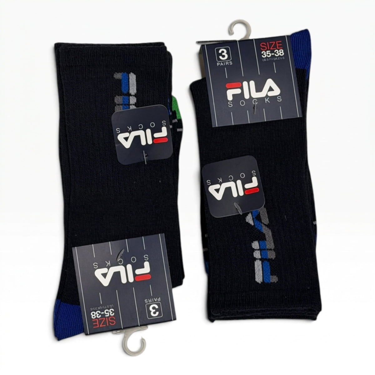 Tri-Pack Calza Corta Bimbo in Caldo Cotone Fila Art.F8083D - Boutique dell'Intimo e del Neonato