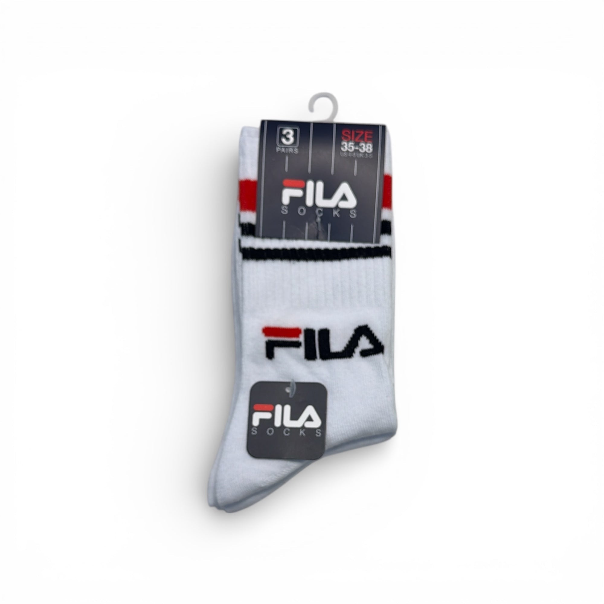 Tri - Pack Calza Corta Uomo Bike Fantasia in Cotone Fila Art.F9090 - Boutique dell'Intimo e del Neonato