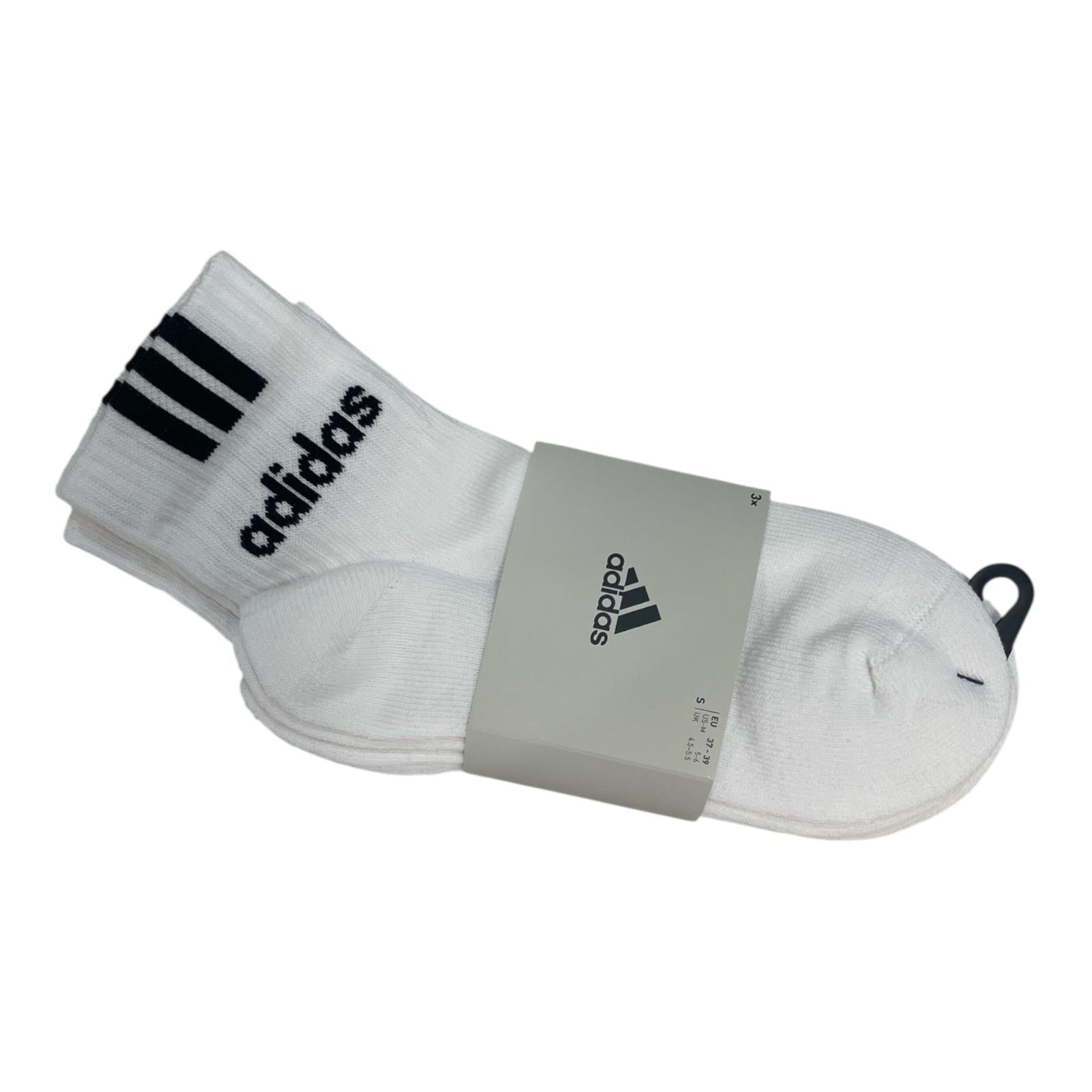 Tri - Pack Calza Corta Uomo in Cotone Cushioned Adidas Art.HT3437 - Boutique dell'Intimo e del Neonato