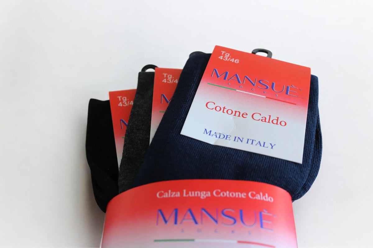 TRI - PACK CALZA LUNGA IN CALDO COTONE MANSUE - BOUTIQUE INTIMO E NEONATO