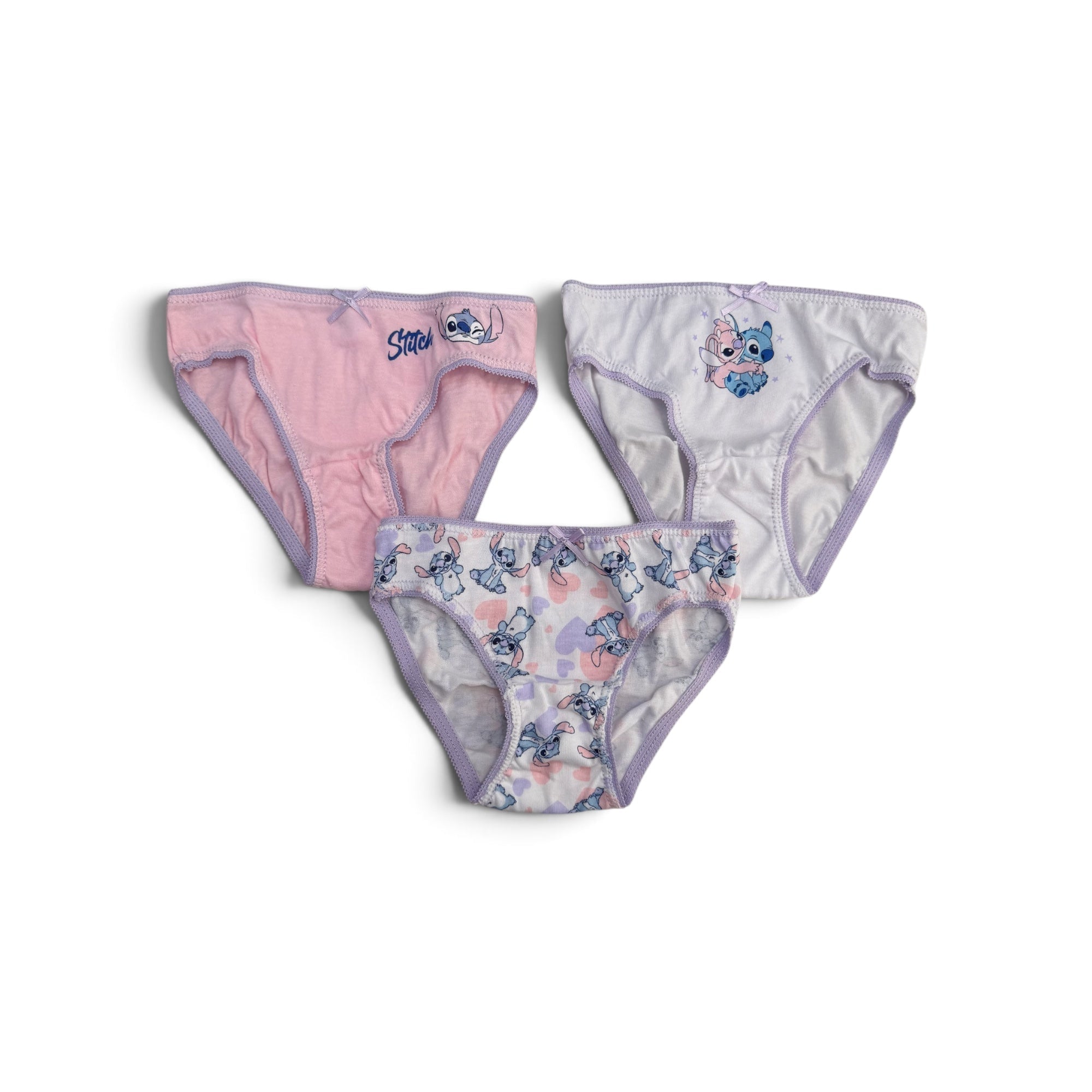 Tri-Pack Slip Bimba in Cotone Disney STITCH Art.DY80A8626 - Boutique dell'Intimo e del Neonato