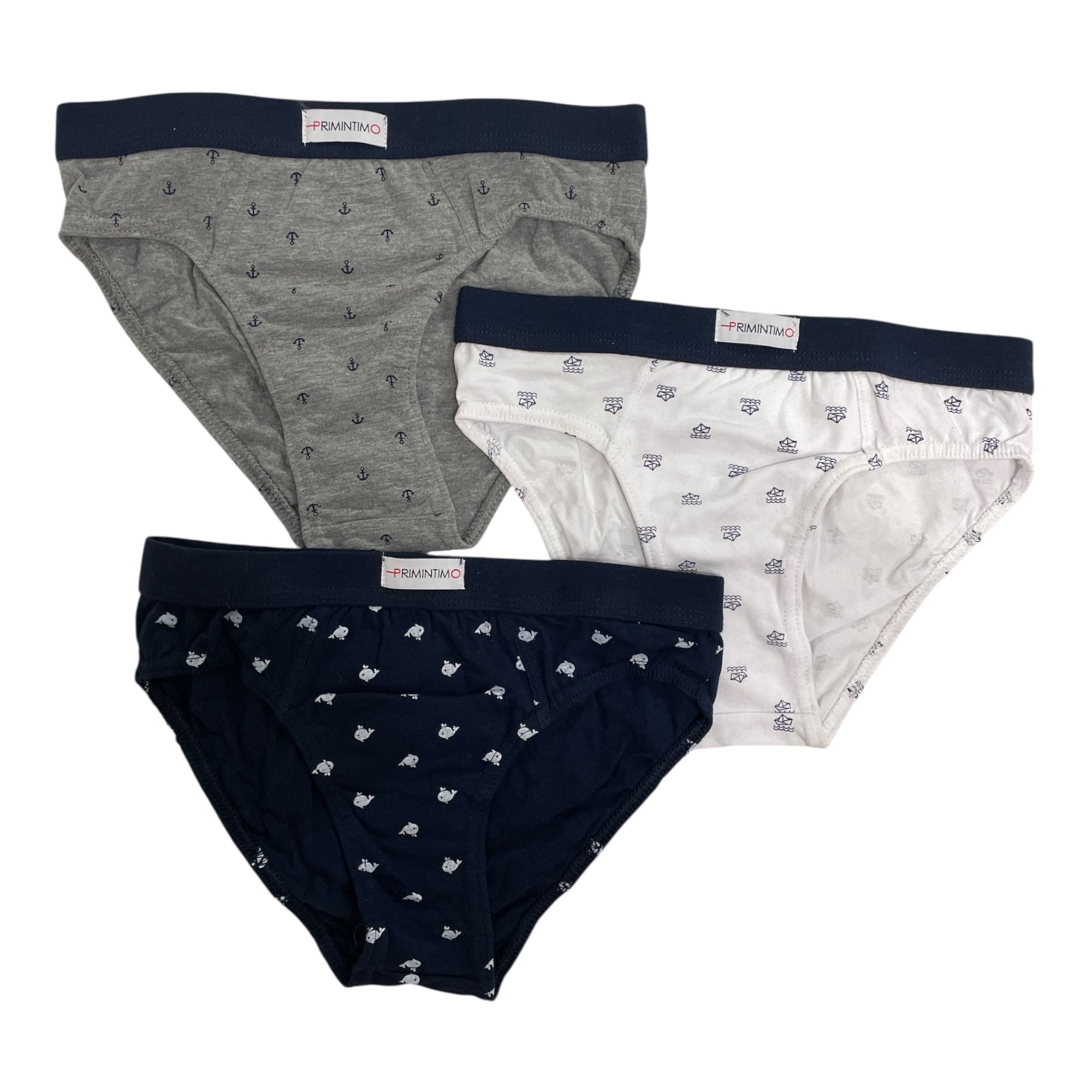 TRI - PACK SLIP BIMBO COTONE ELASTICO INTERNO FANTASIA PRIMINTIMO ART.KP237 - Boutique dell'Intimo e del Neonato