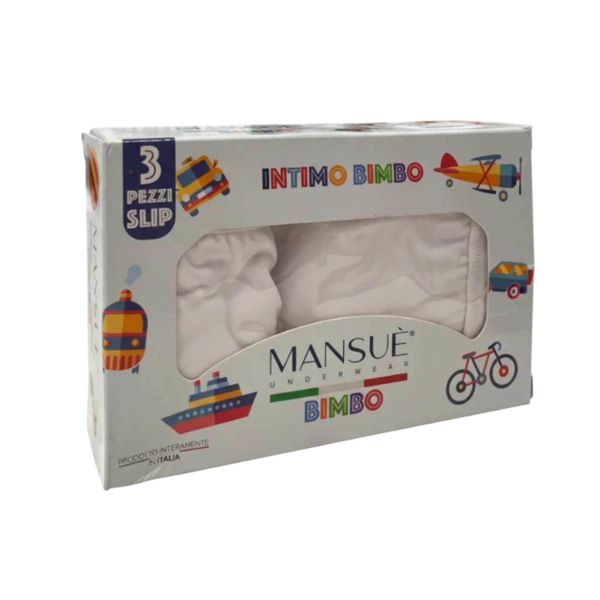 TRI - PACK SLIP BIMBO COTONE MANSUE ART.MSB500 - Boutique dell'Intimo e del Neonato