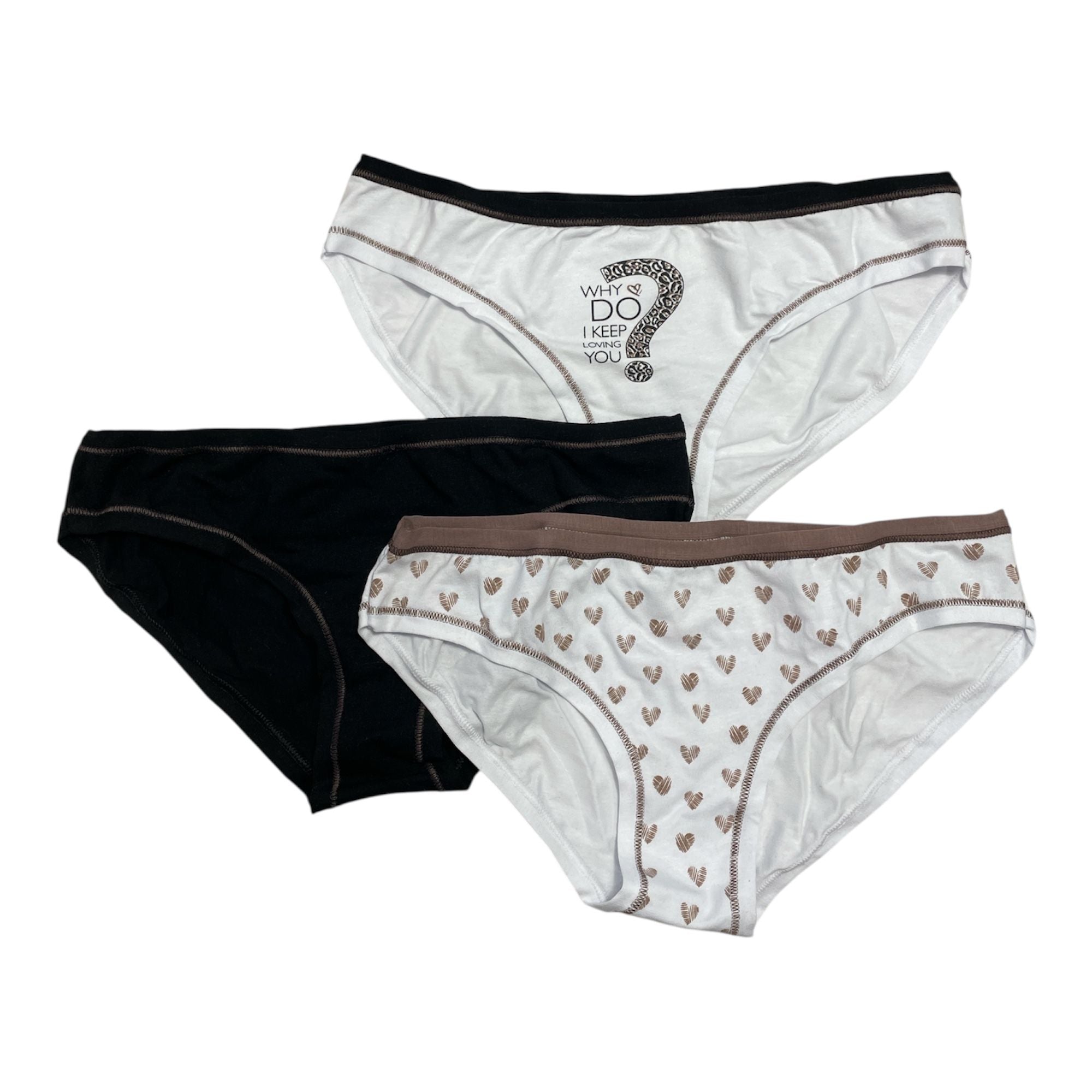 Tri - Pack Slip Donna in Cotone Fantasia Rossoporpora Art.D2529 - Boutique dell'Intimo e del Neonato