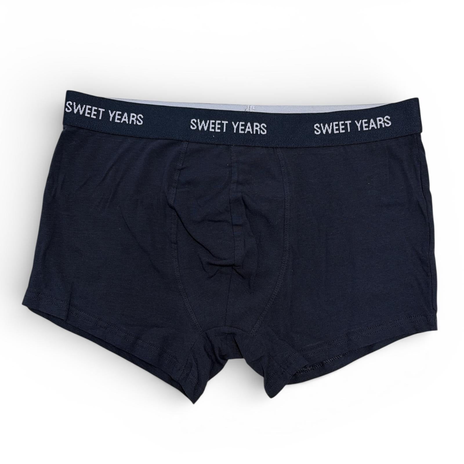Tri Pack Uomo Boxer in Cotone Elasticizzato con Elastico Esterno Sweet Years Art.886 - Boutique dell'Intimo e del Neonato