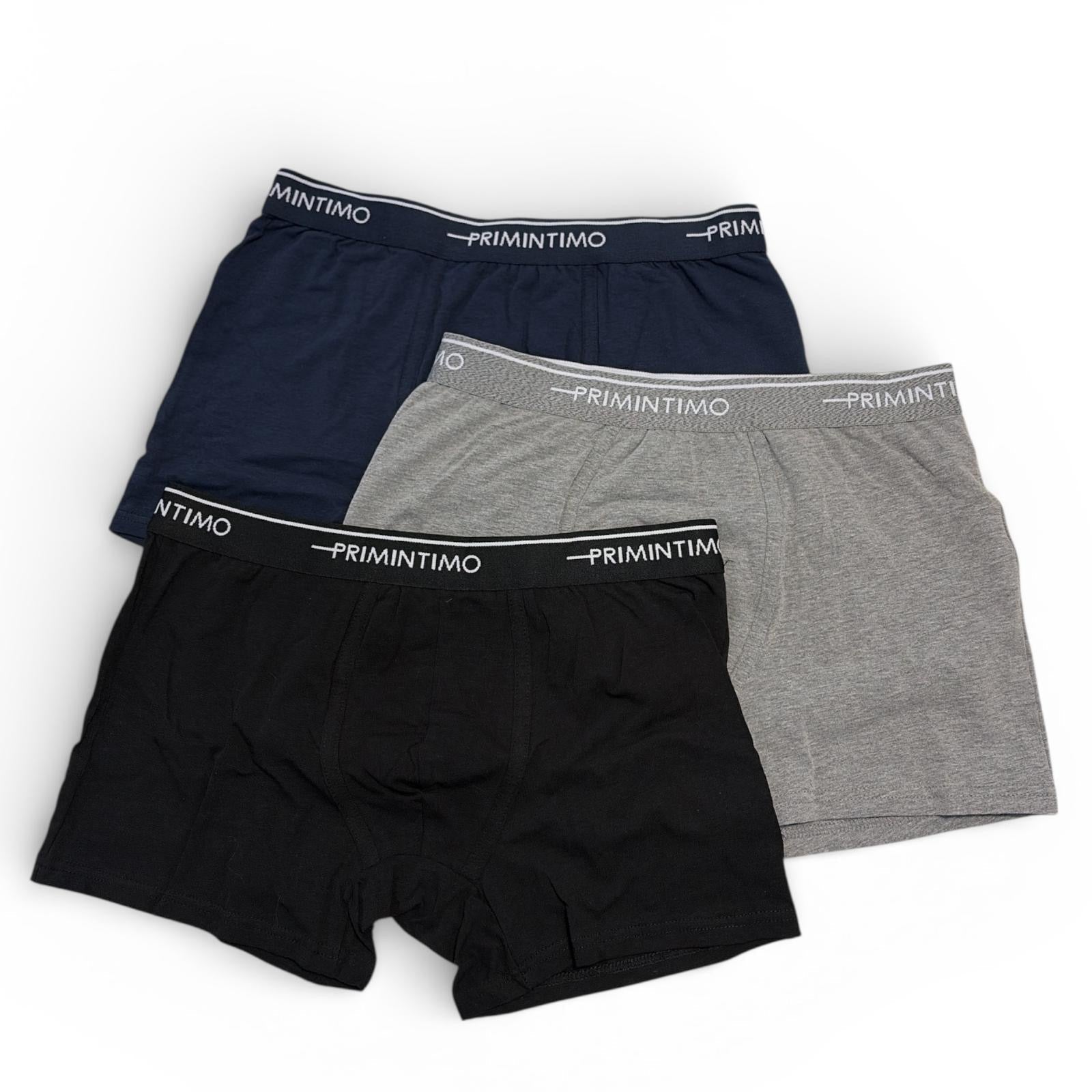 TriI - Pack Boxer in Cotone Elasticizzato Elastico Esterno Primintimo Art.MP411C - Boutique dell'Intimo e del Neonato