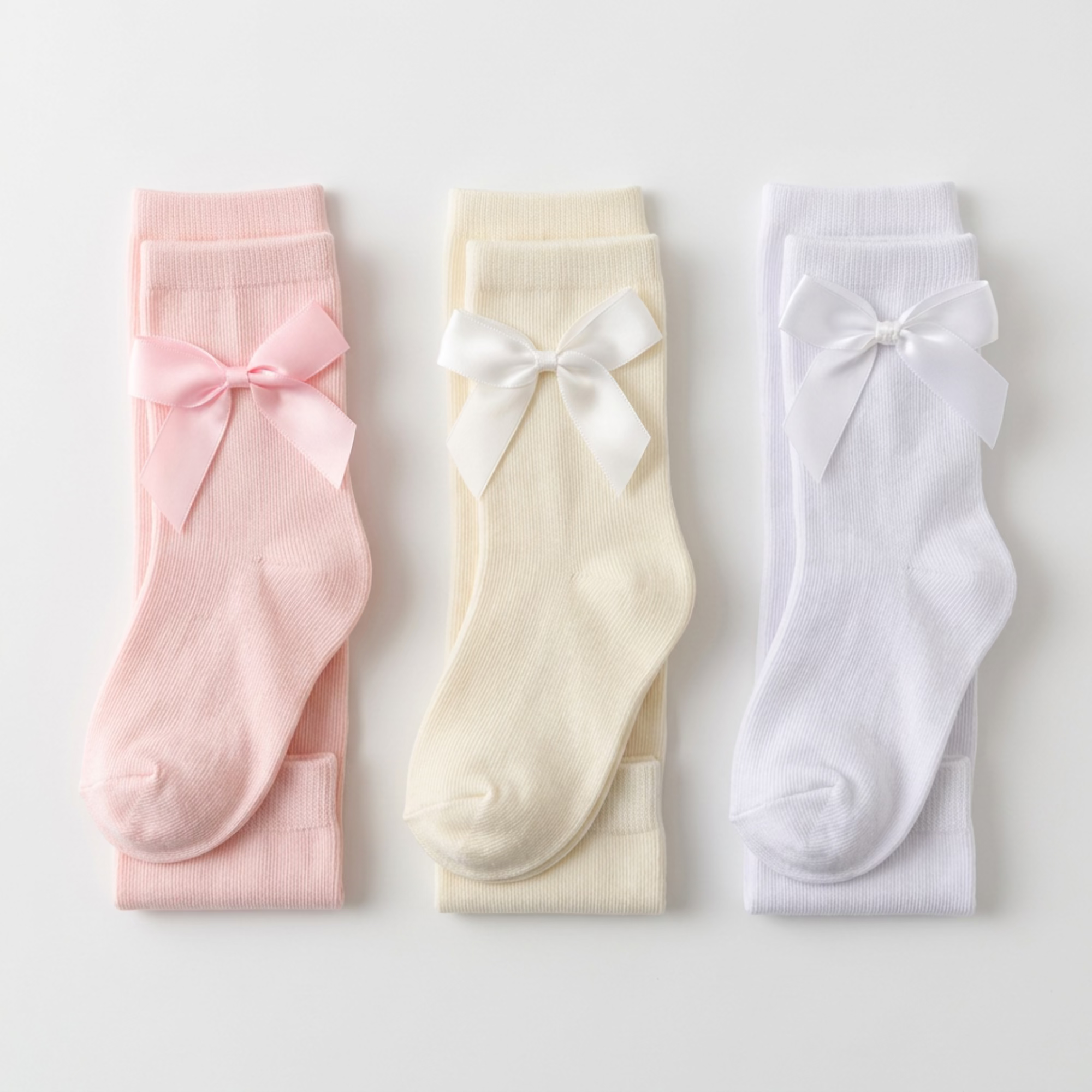 Collant Coprente Neonata in Caldo Cotone Elasticizzato Fiocco I Batuffolini Art.B576