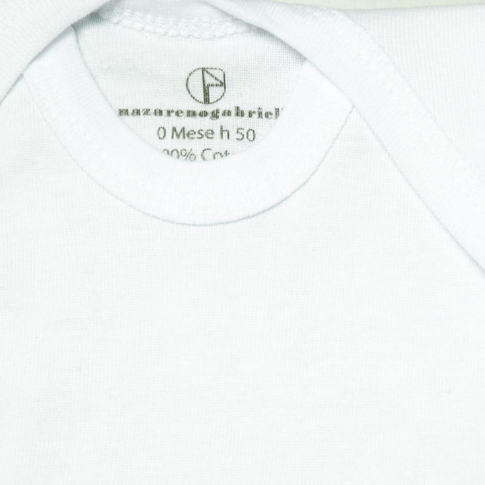 BODY MEZZA MANICA SCOLLO AMERICANO COTONE NAZARENO GABRIELLI ART.NG202 - BOUTIQUE INTIMO E NEONATO