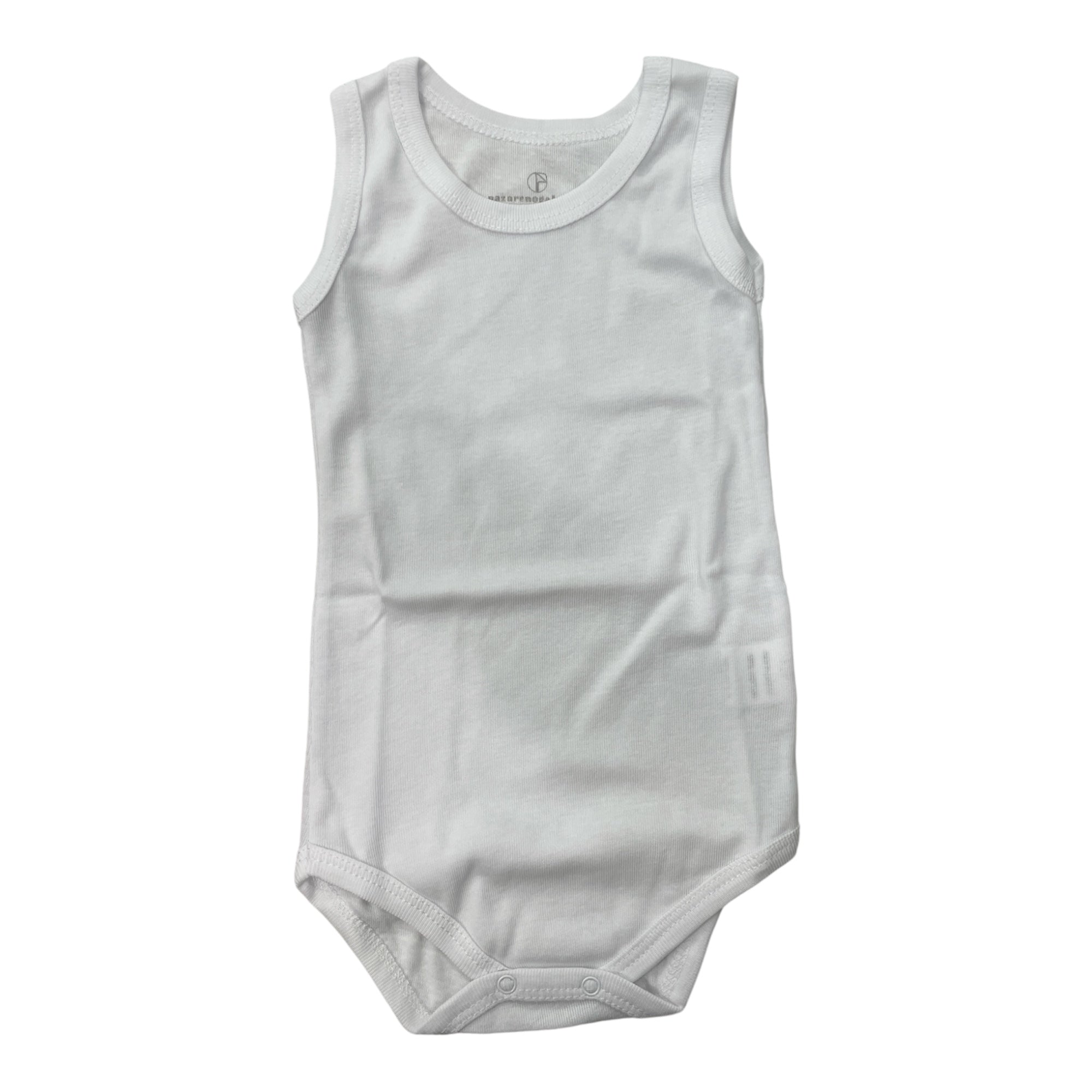 Body Neonato Canotta Spalla Larga Americano in Cotone 100% Nazareno Gabrielli Art.NG204 - Boutique dell'Intimo e del Neonato