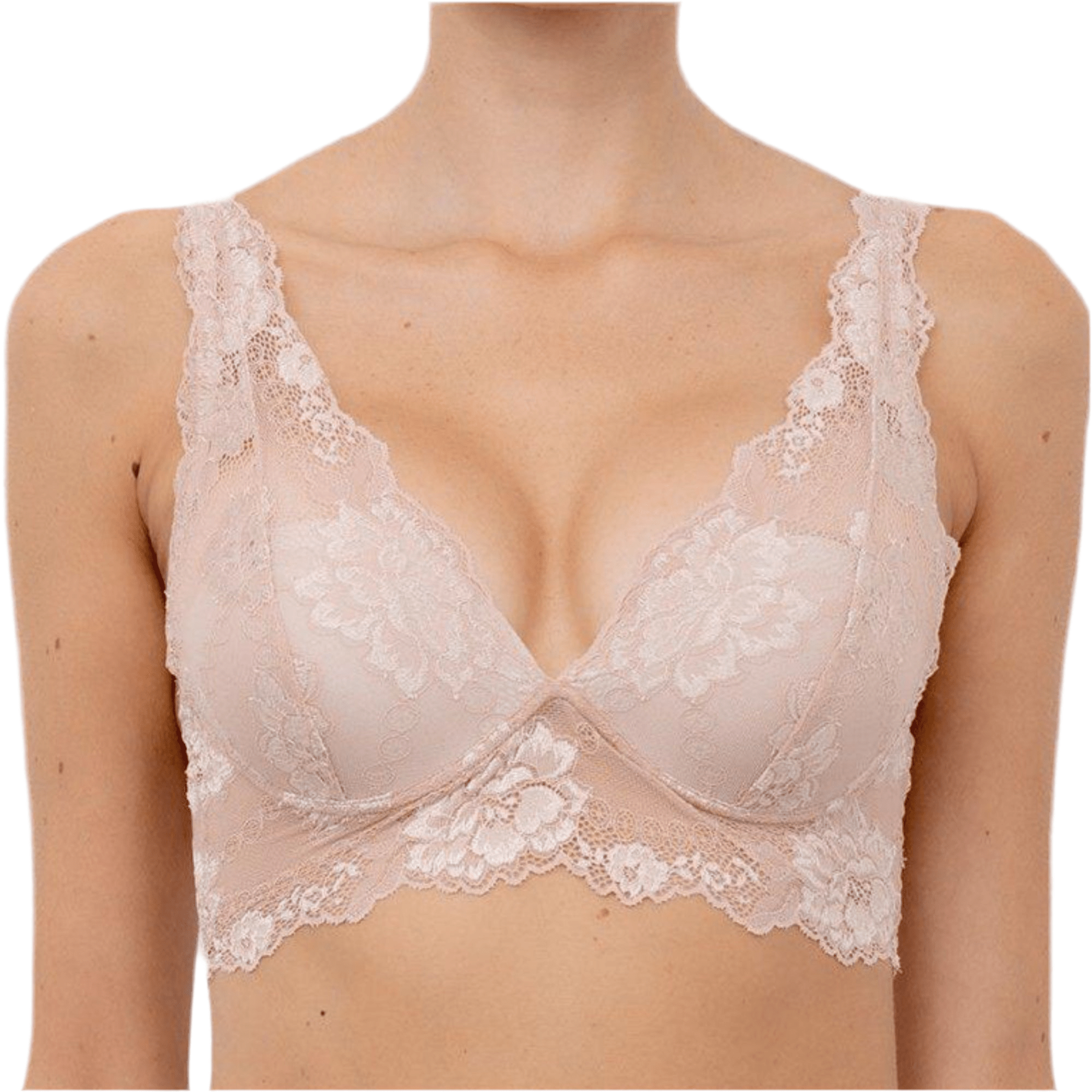 Bralette in Pizzo con Coppe Push - Up Gel Lormar Art.GEM 01054L - Boutique dell'Intimo e del Neonato
