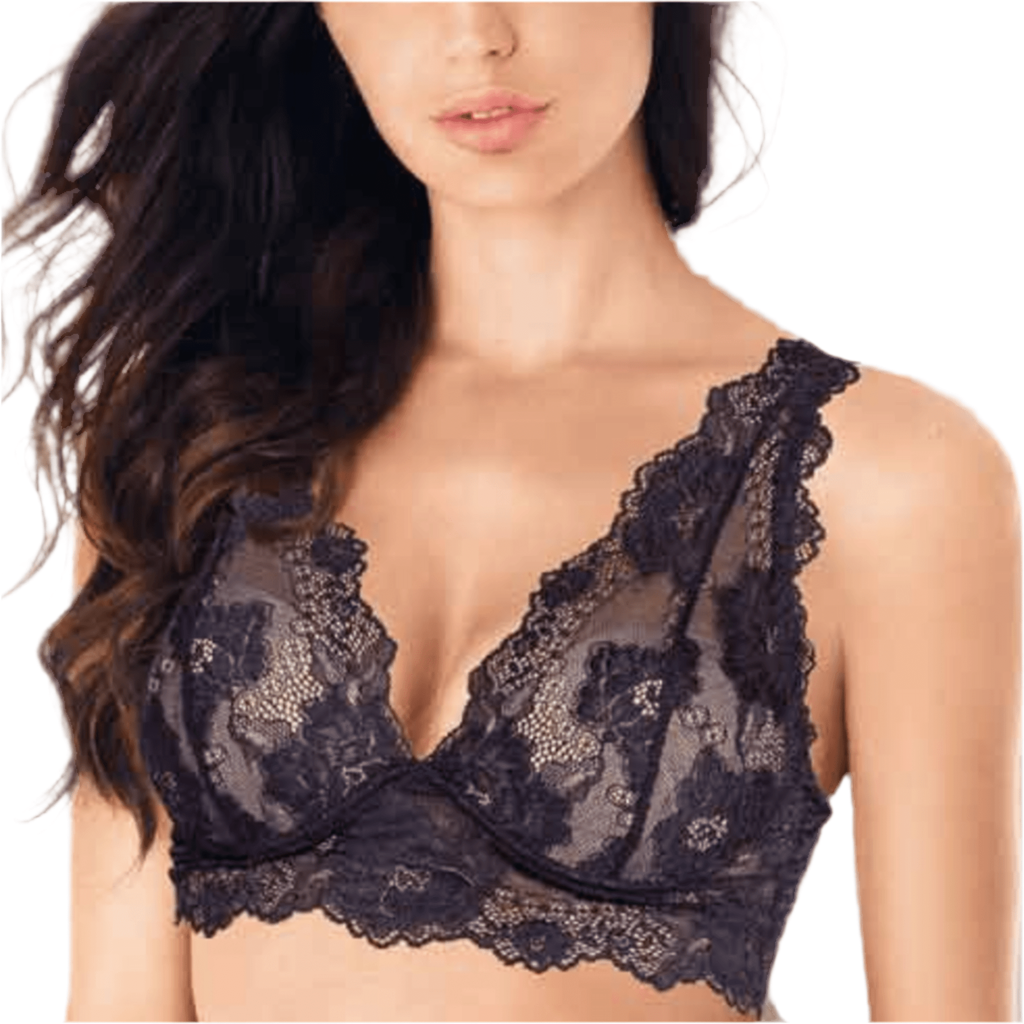 Bralette in Pizzo con Coppe Push - Up Gel Lormar Art.GEM 01054L - Boutique dell'Intimo e del Neonato