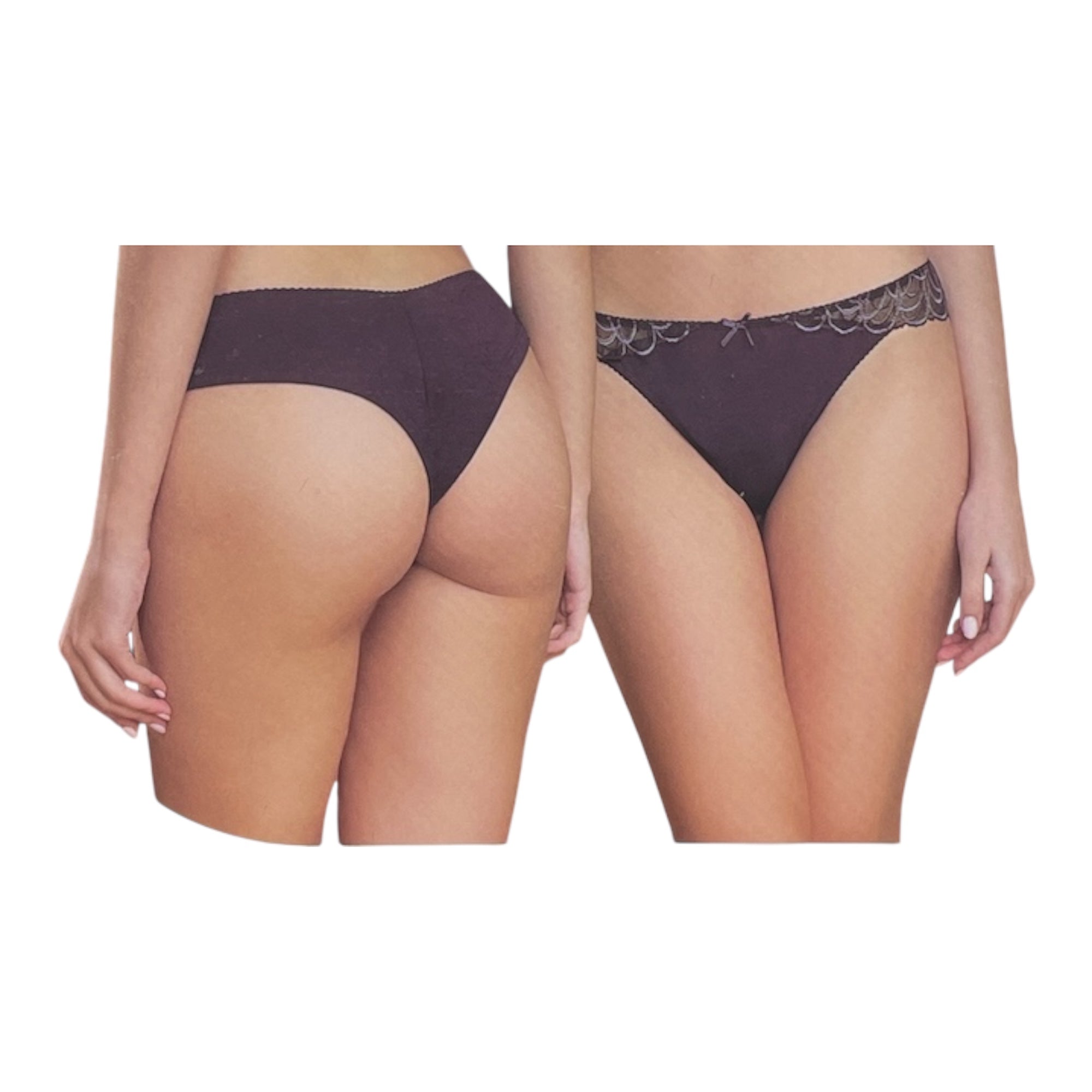 Brasiliana Donna Moda con Dettagli in Pizzo Jadea Art.6583 - Boutique dell'Intimo e del Neonato