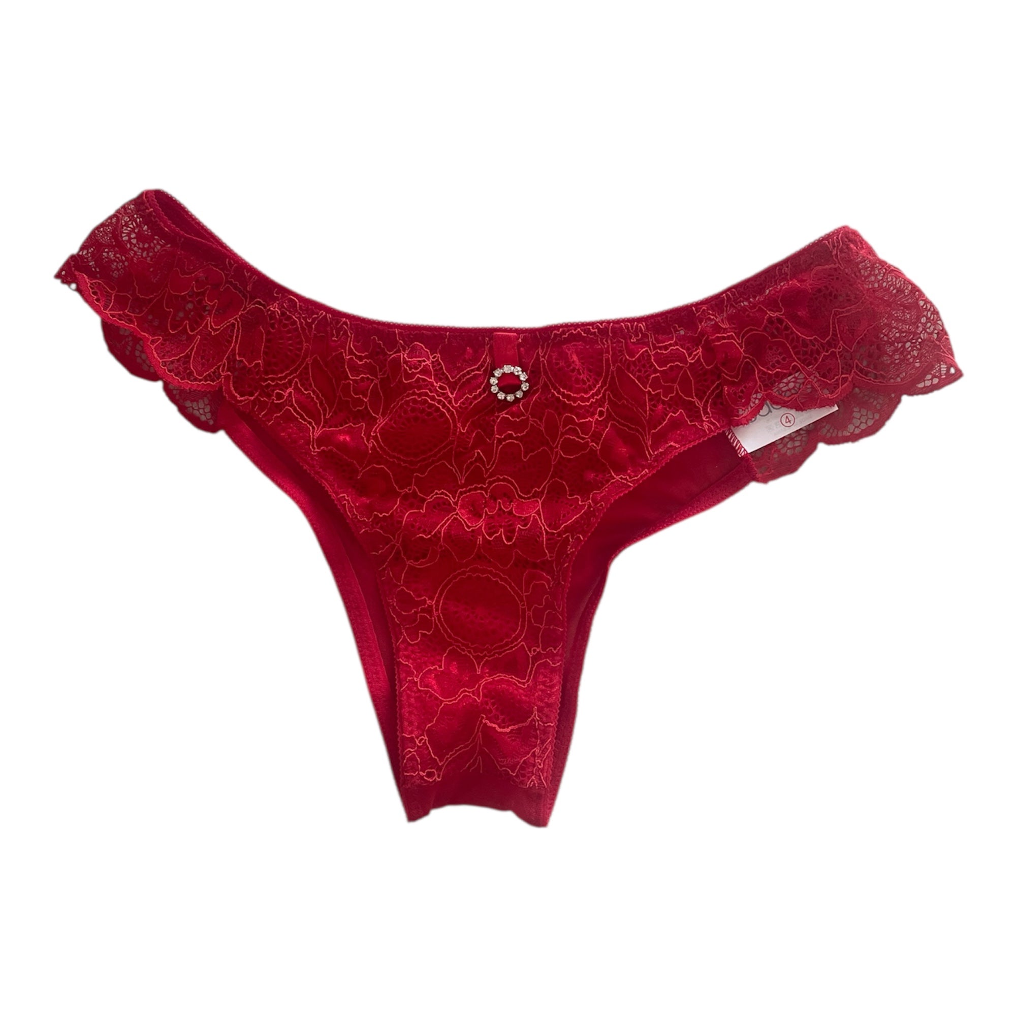 Brasiliana Donna Natalizio in Cotone e Pizzo Jadea Art.6279 - Boutique dell'Intimo e del Neonato