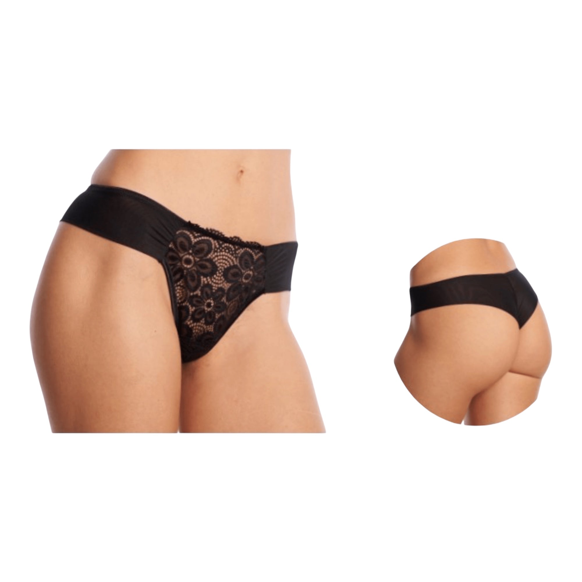 BRASILIANA SENZA CUCITURE IN TULLE E PIZZO ROSSOPORPORA ART.CAPRI - Boutique dell'Intimo e del Neonato