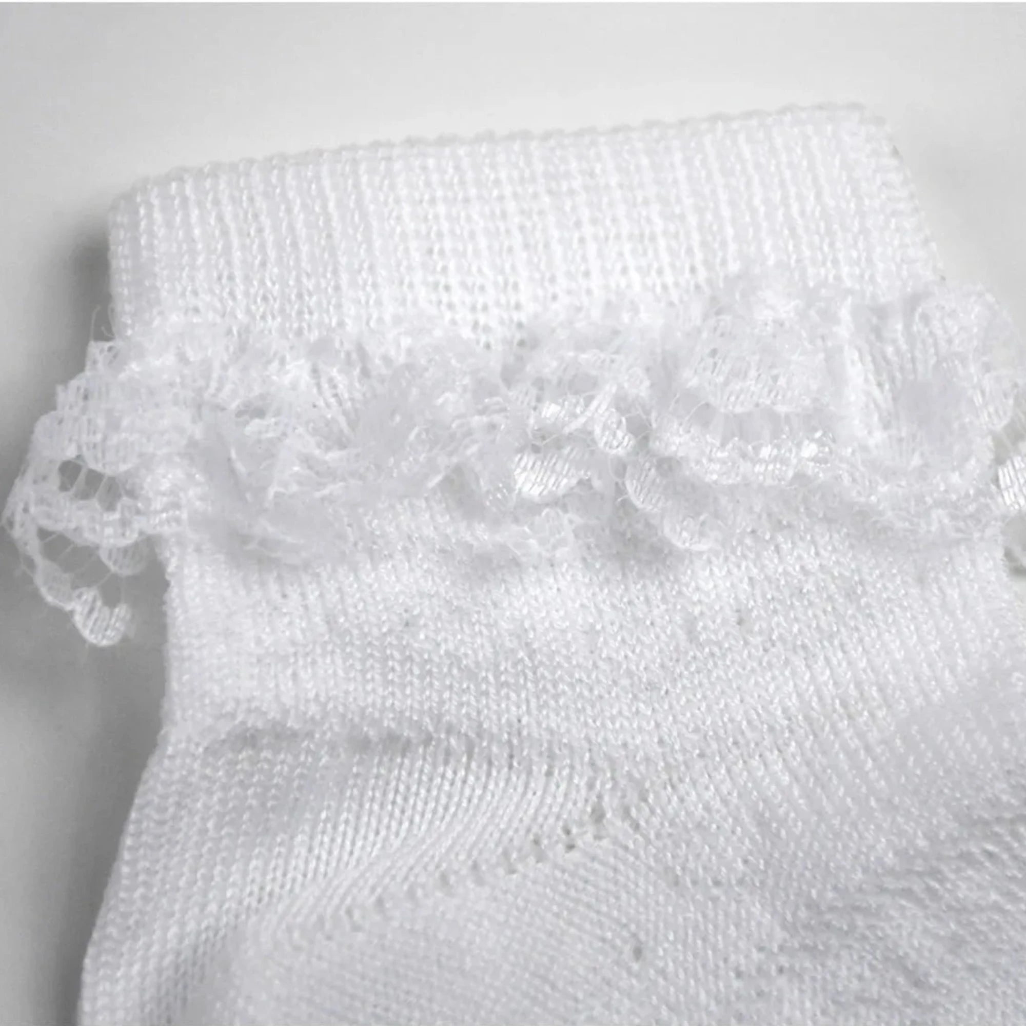 CALZA CORTA BALZA IN PIZZO NEONATO TICOTICO ART.501 - BOUTIQUE INTIMO E NEONATO