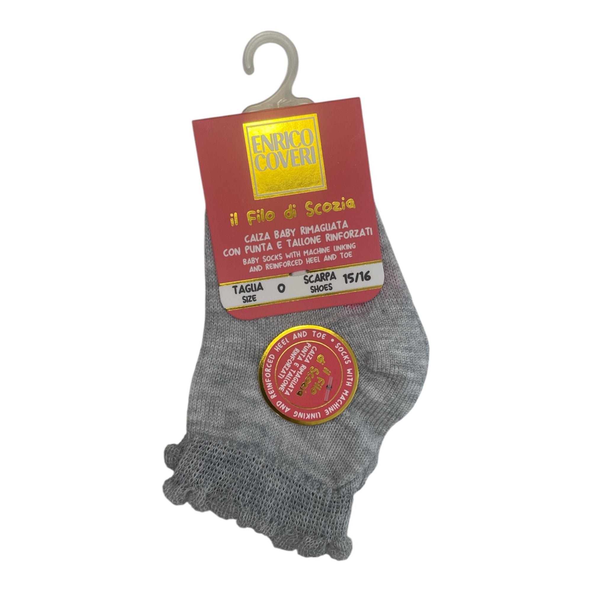 Calza Corta Bimba Filo di Scozia Enrico Coveri Art.DAINTY 10539 - BOUTIQUE INTIMO E NEONATO