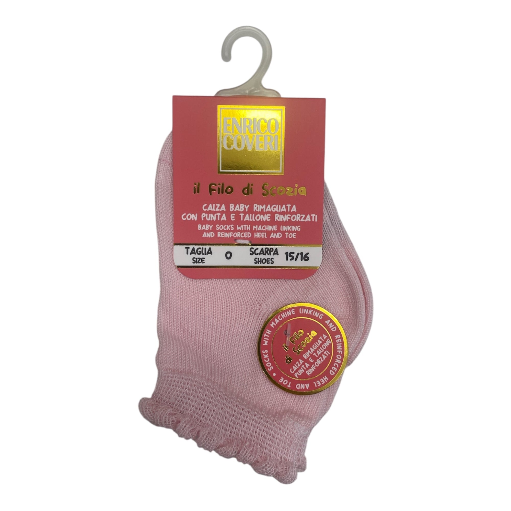 Calza Corta Bimba Filo di Scozia Enrico Coveri Art.DAINTY 10539 - BOUTIQUE INTIMO E NEONATO