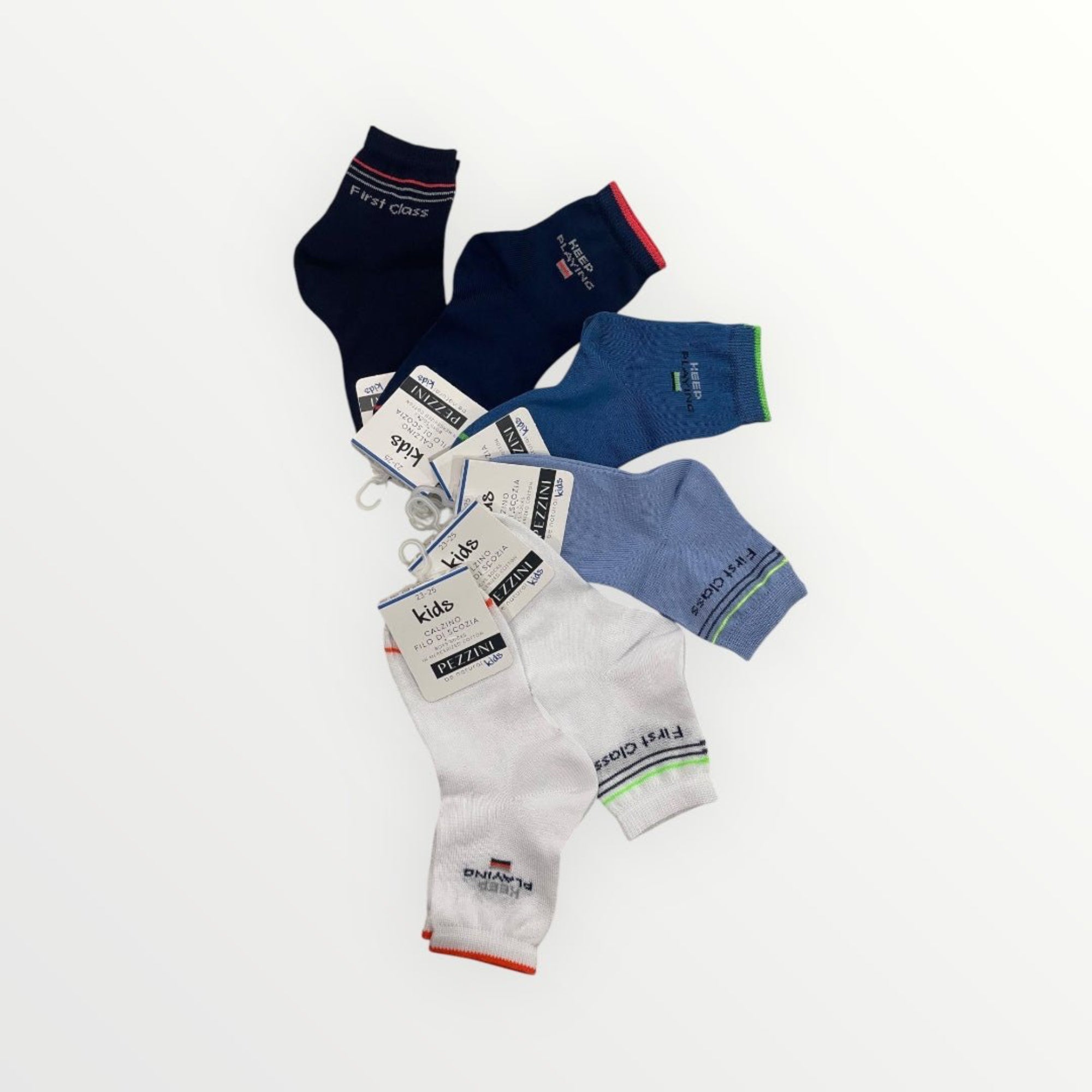 CALZA CORTA BIMBO FILO DI SCOZIA PEZZINI ART.BCZ - PPE25003 - BOUTIQUE INTIMO E NEONATO